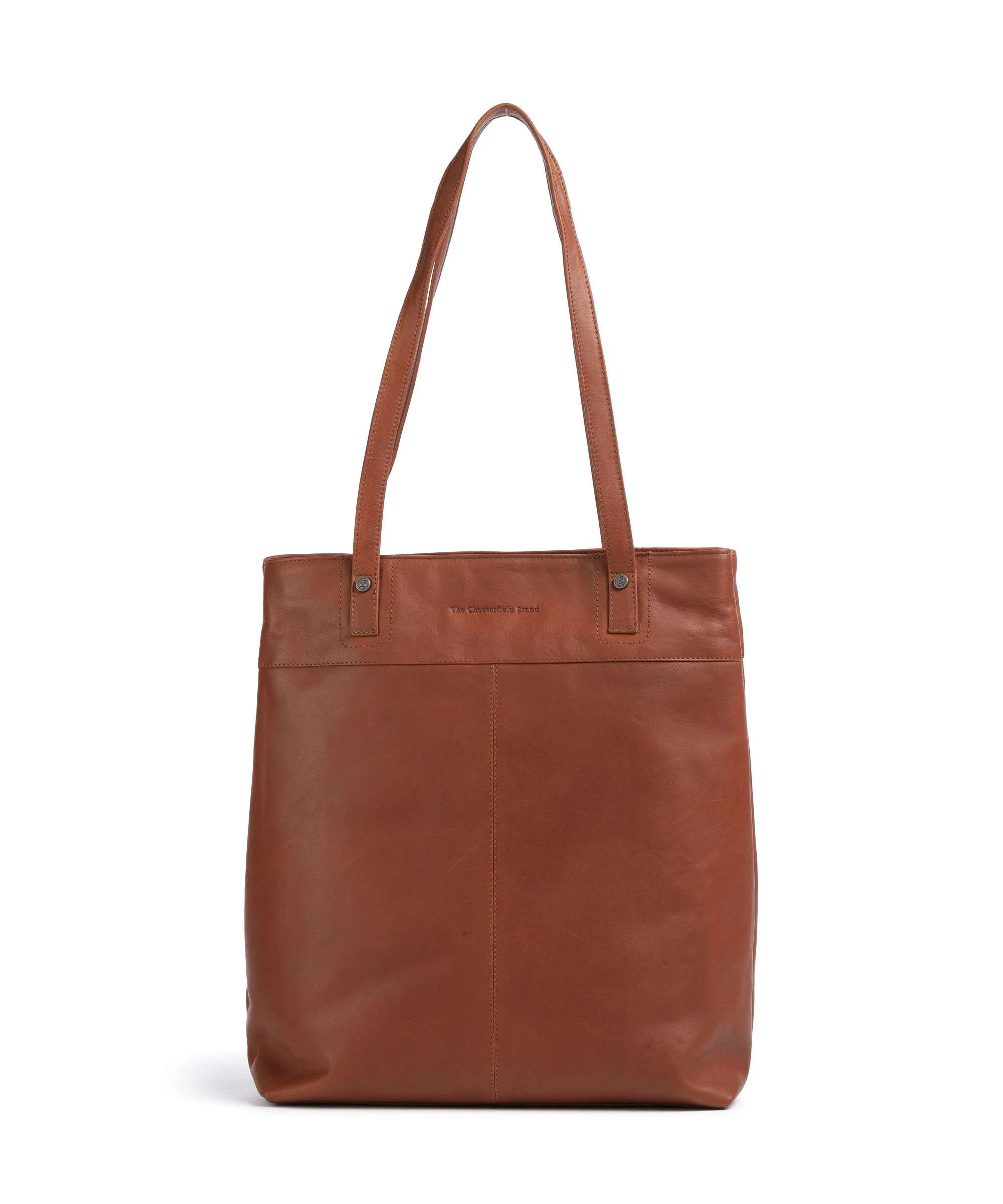 The Chesterfield Brand Wax Pull Up Cow Solvia Torba na zakupy cognac