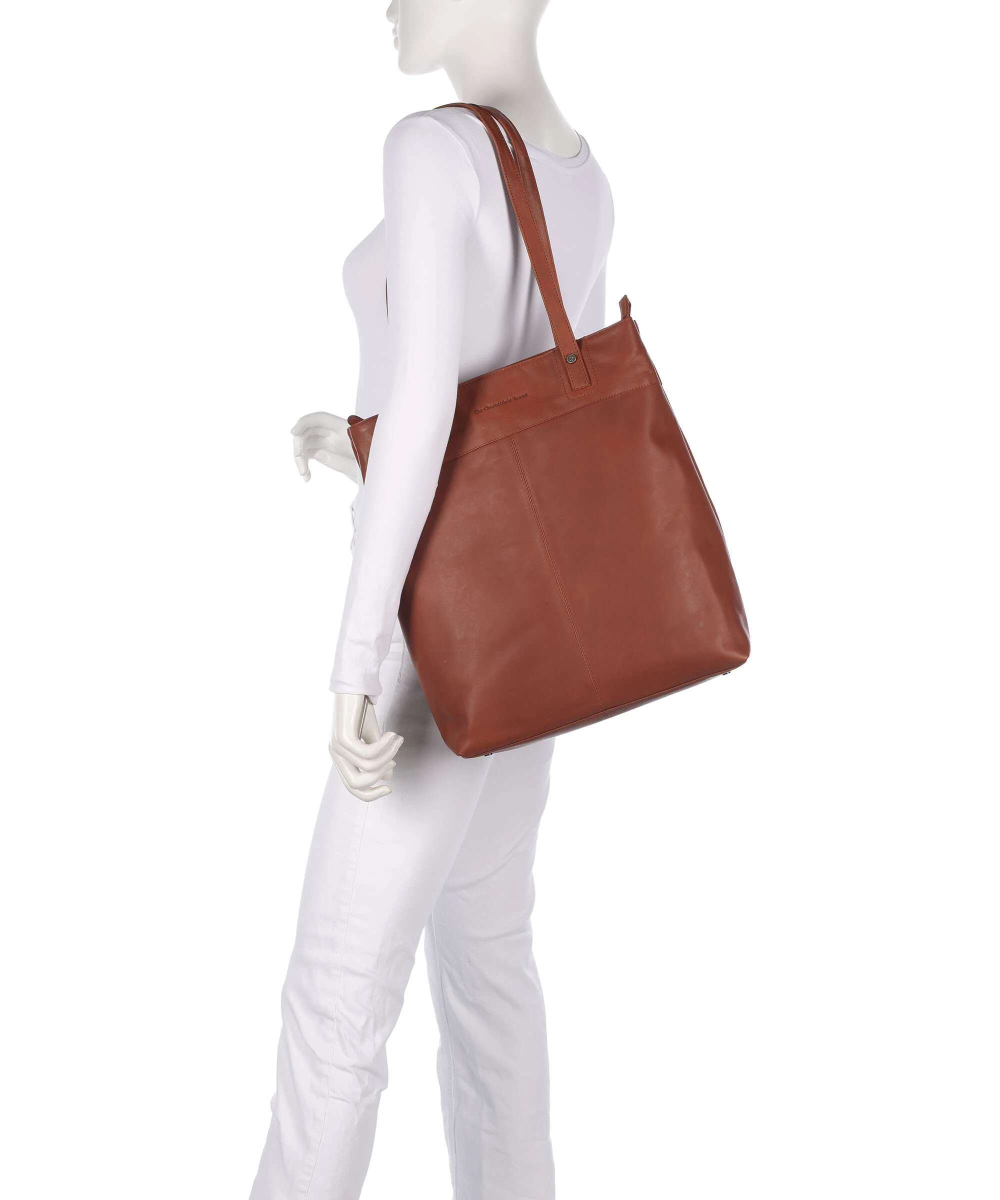 The Chesterfield Brand Wax Pull Up Cow Solvia Torba na zakupy cognac - Image 3