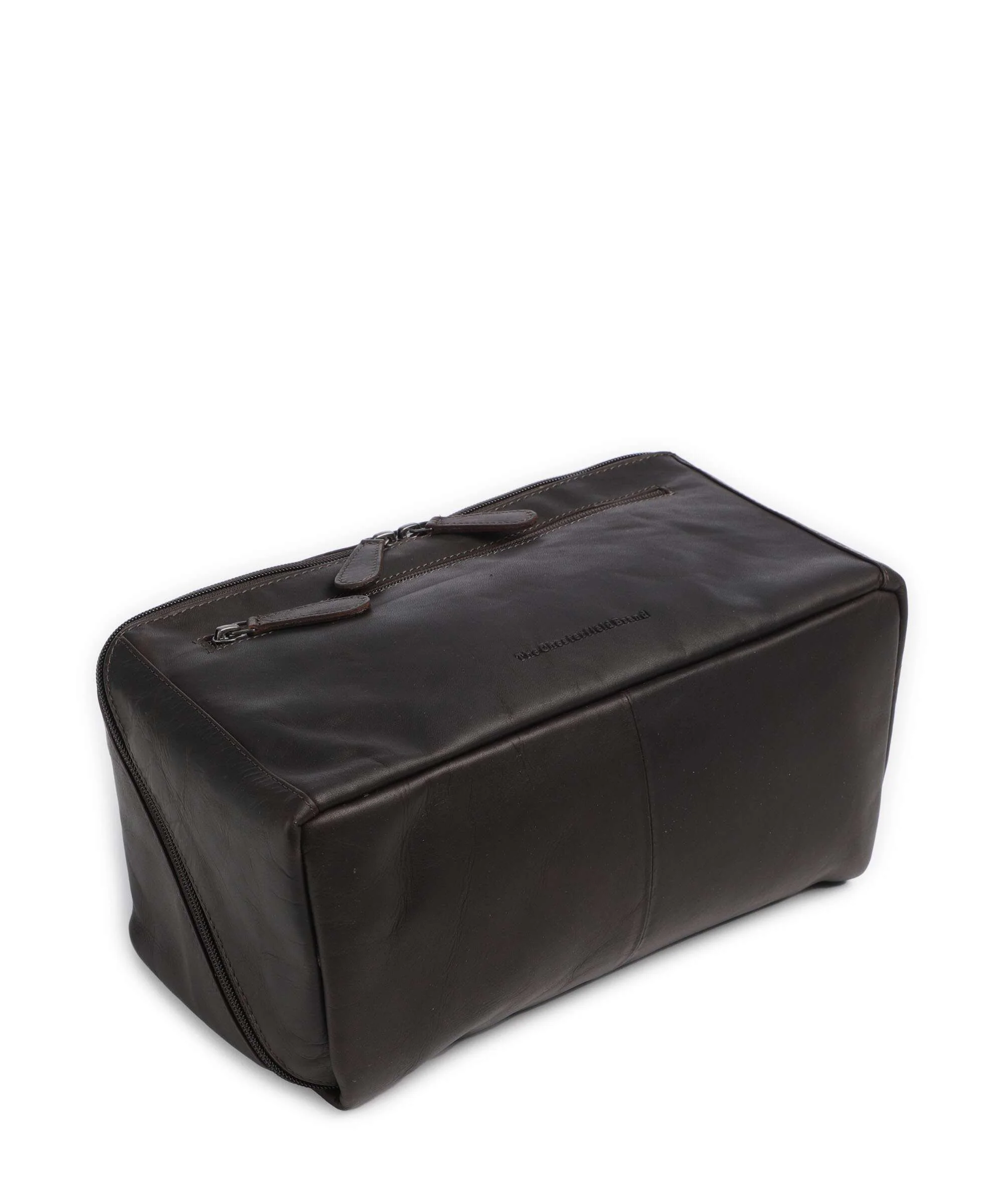 The Chesterfield Brand Wax Pull Up Cow Trevia Torby toaletowe brown - Image 3