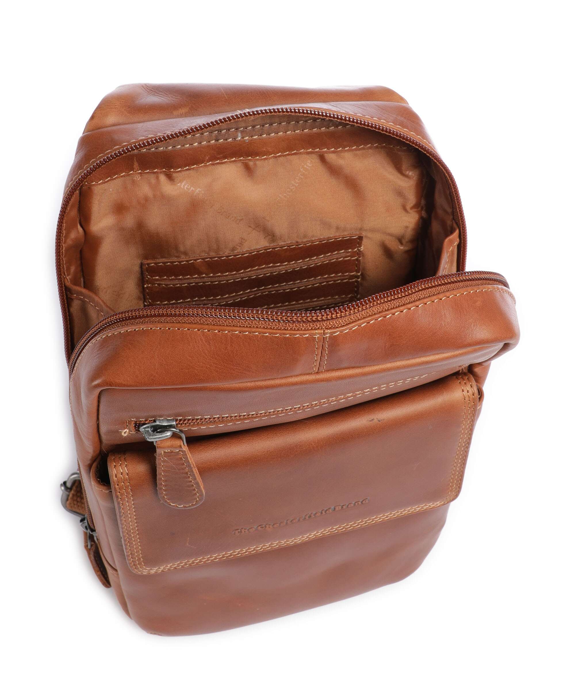 The Chesterfield Brand Wax Pull Up Cow Turelle Plecak na jedno ramię cognac - Image 5
