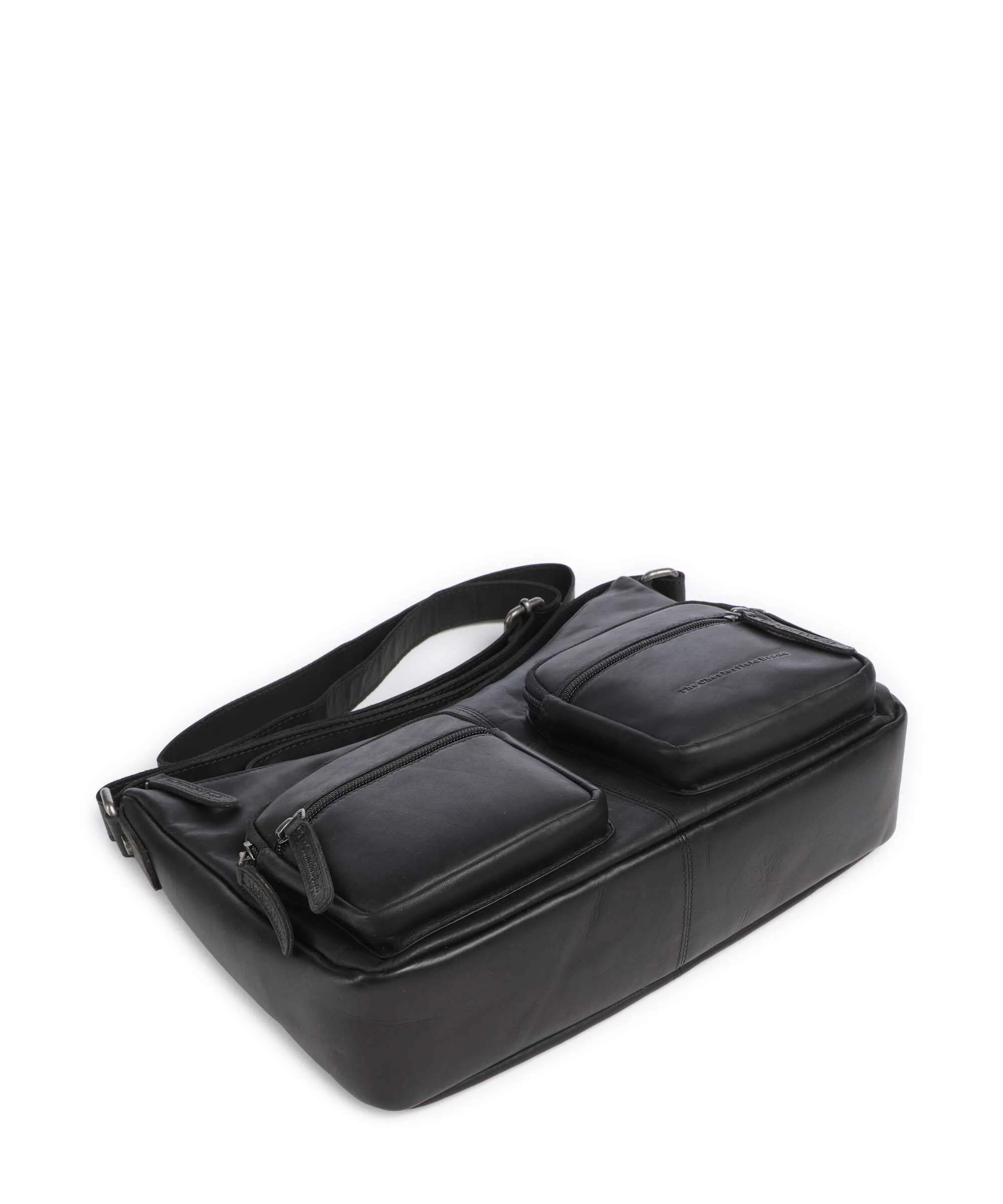The Chesterfield Brand Wax Pull Up Cow Valenora Torba na ramię black - Image 5