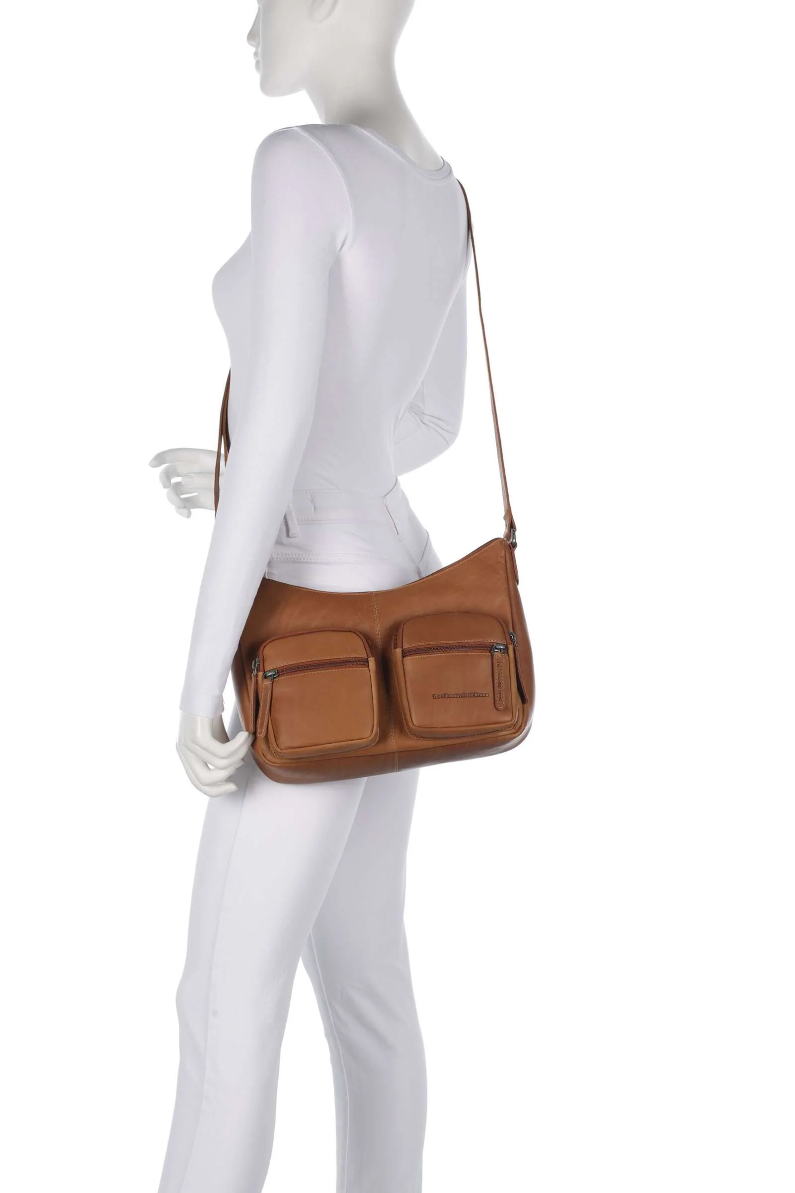 The Chesterfield Brand Wax Pull Up Cow Valenora Torba na ramię cognac - Image 3
