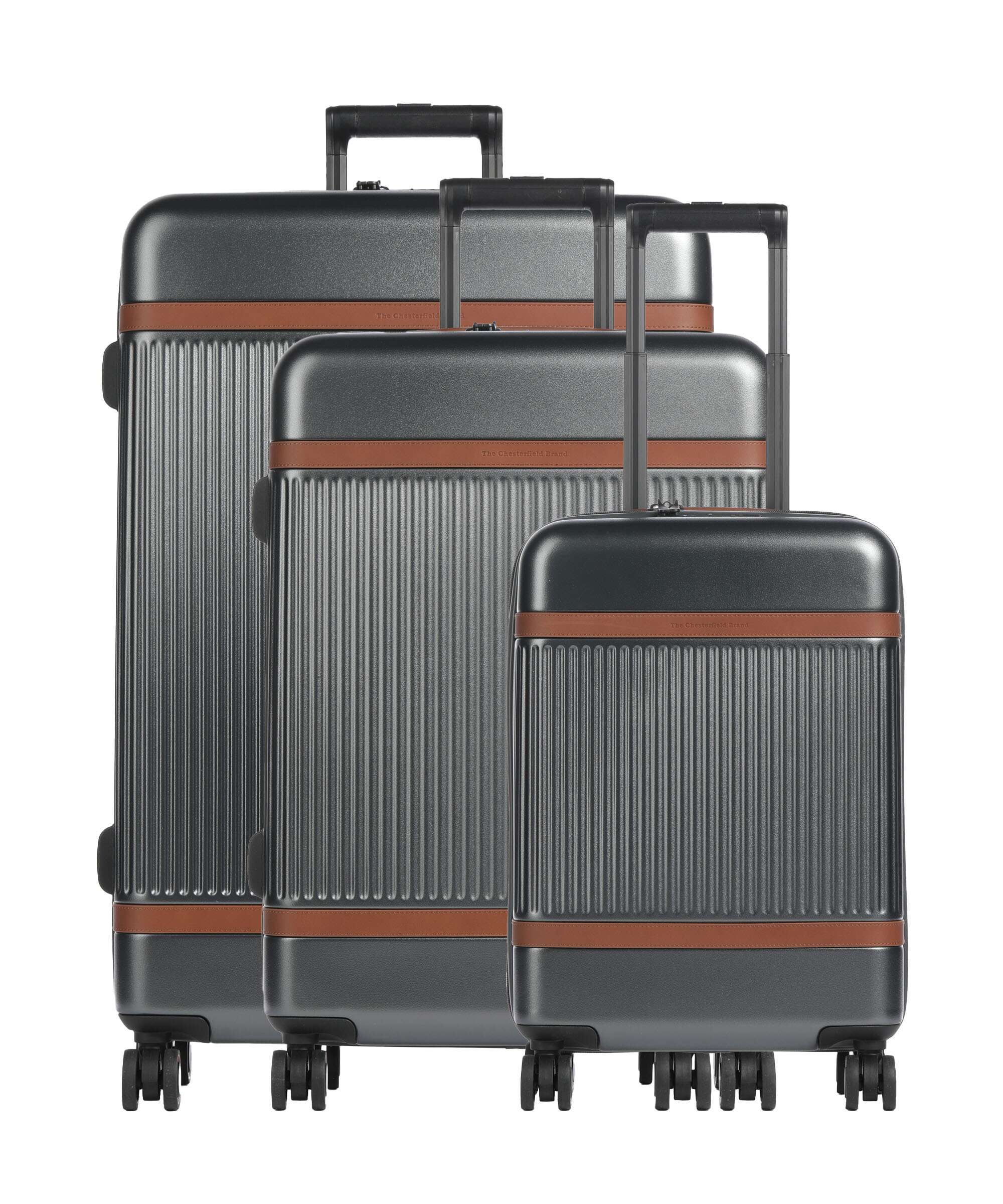 The Chesterfield Brand Zuna Komplet walizek (4 kołach) urban graphite