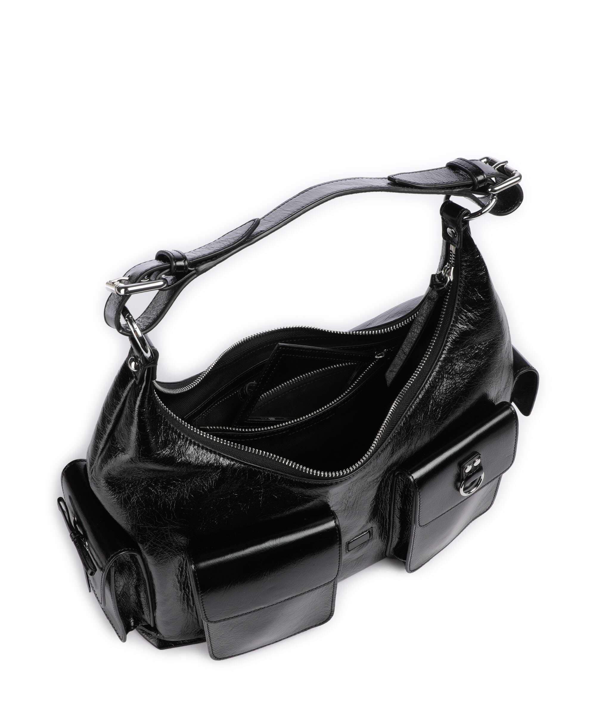 The Kooples Amelia Large Torebka worek black - Image 6