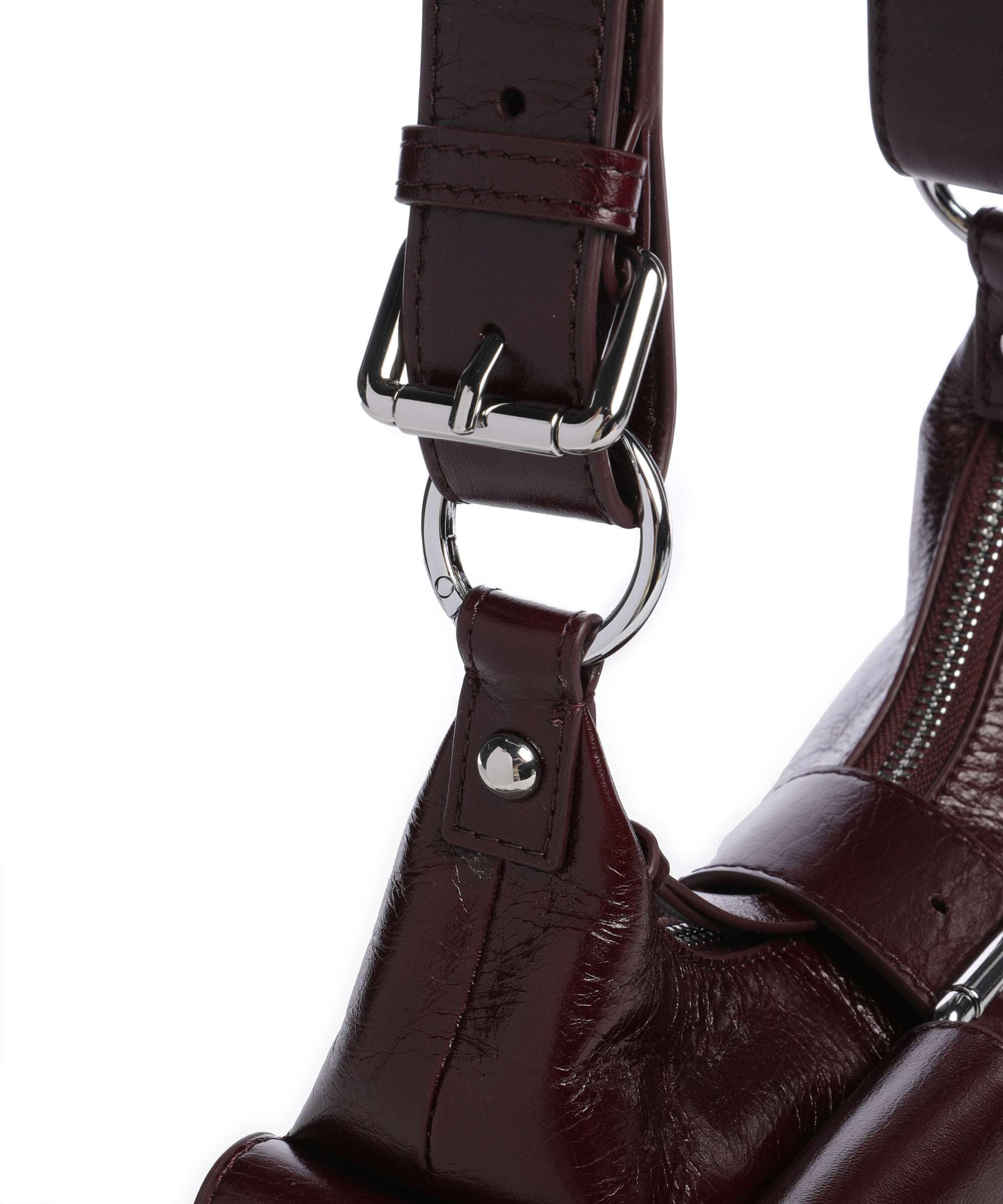 The Kooples Amelia Small Torba na ramię bordeaux - Image 4
