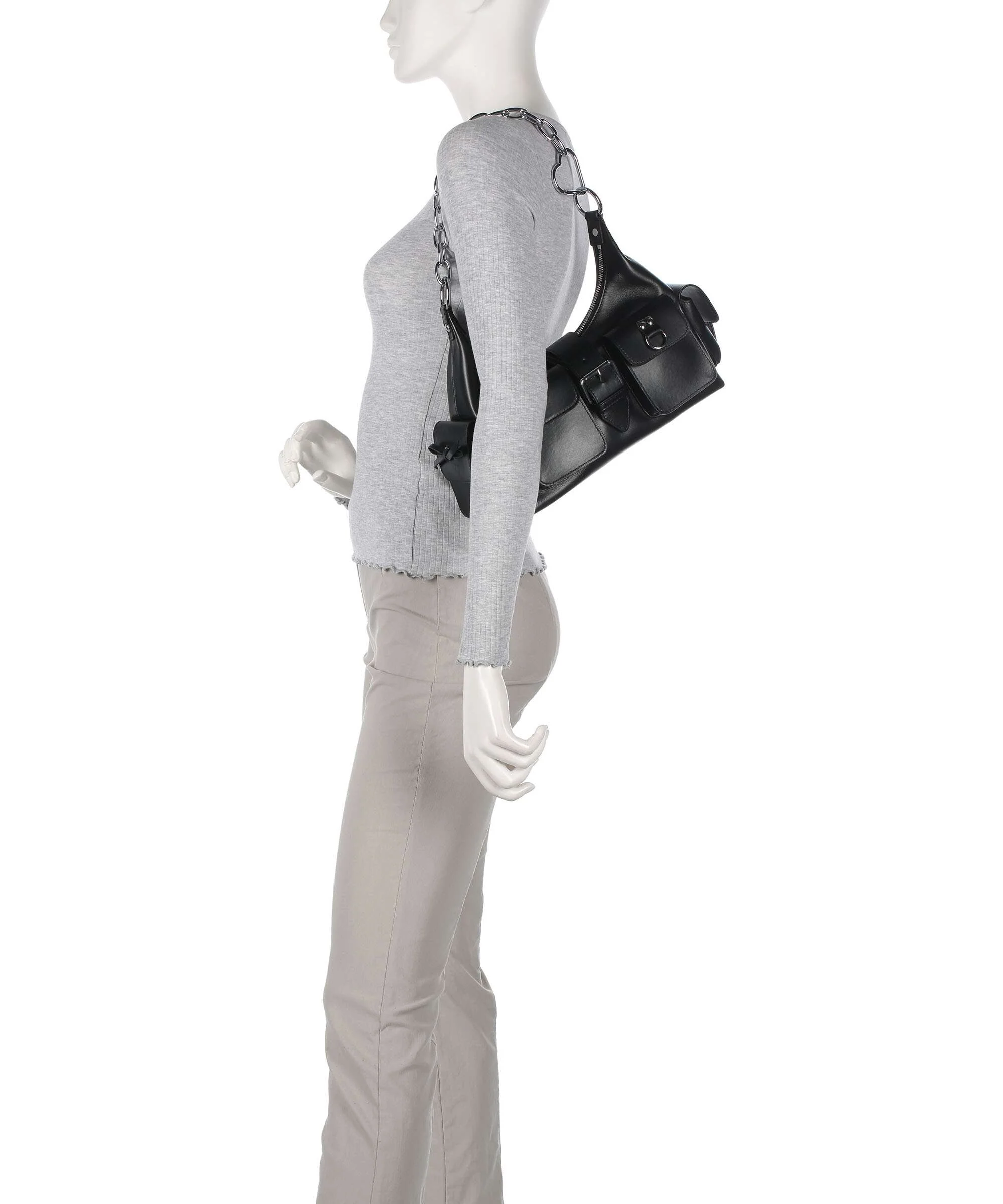 The Kooples Amelia Torba na ramię black - Image 3