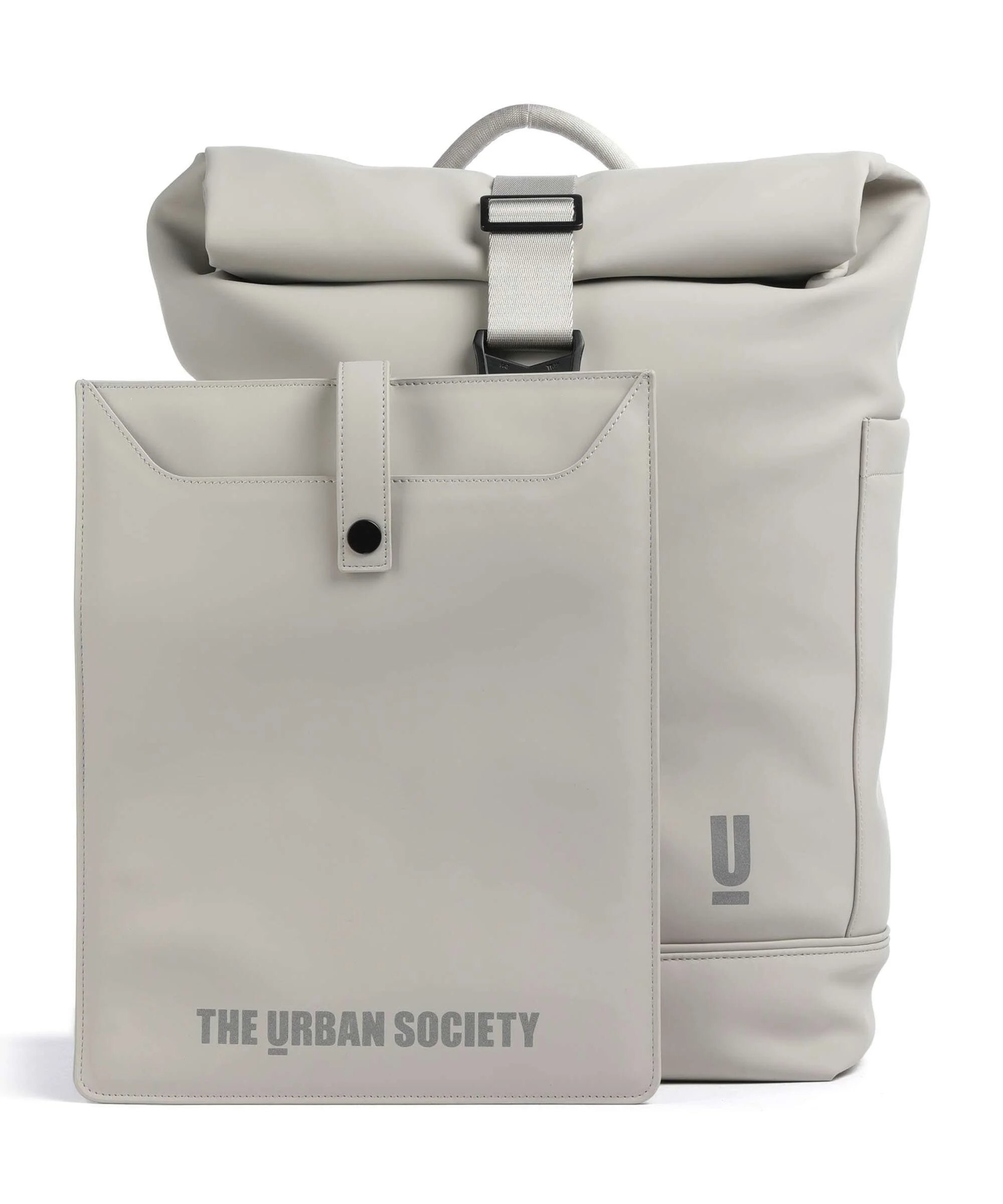 The Urban Society Plecak z rolowanym zamknięciem light grey - Image 2