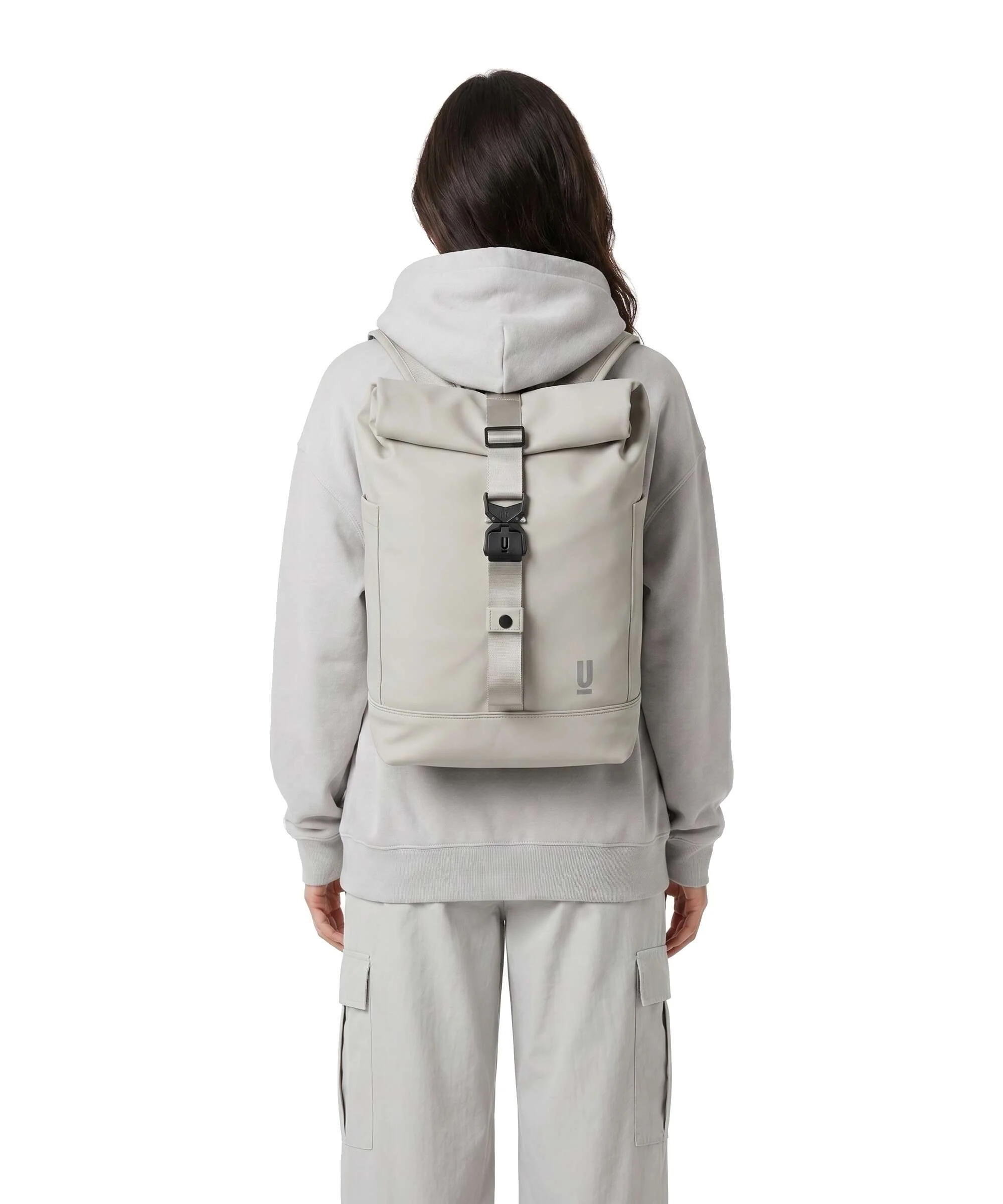 The Urban Society Plecak z rolowanym zamknięciem light grey - Image 3