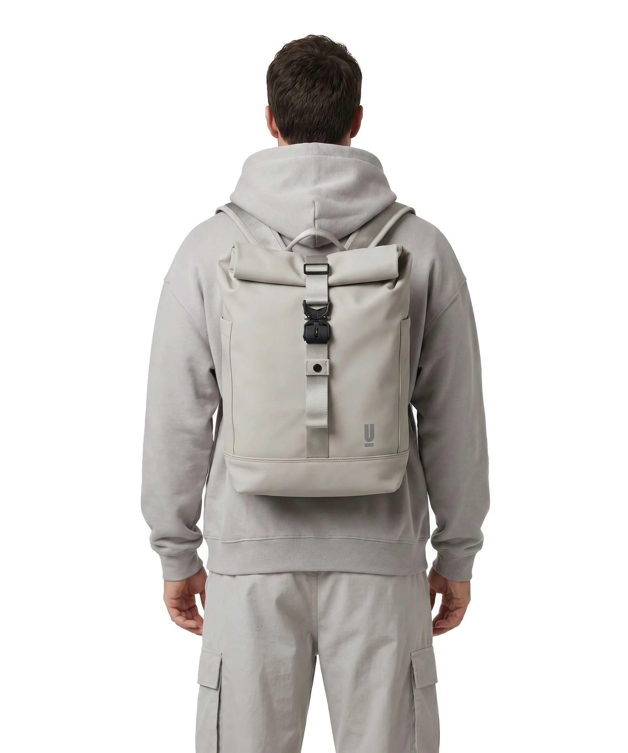 The Urban Society Plecak z rolowanym zamknięciem light grey - Image 4