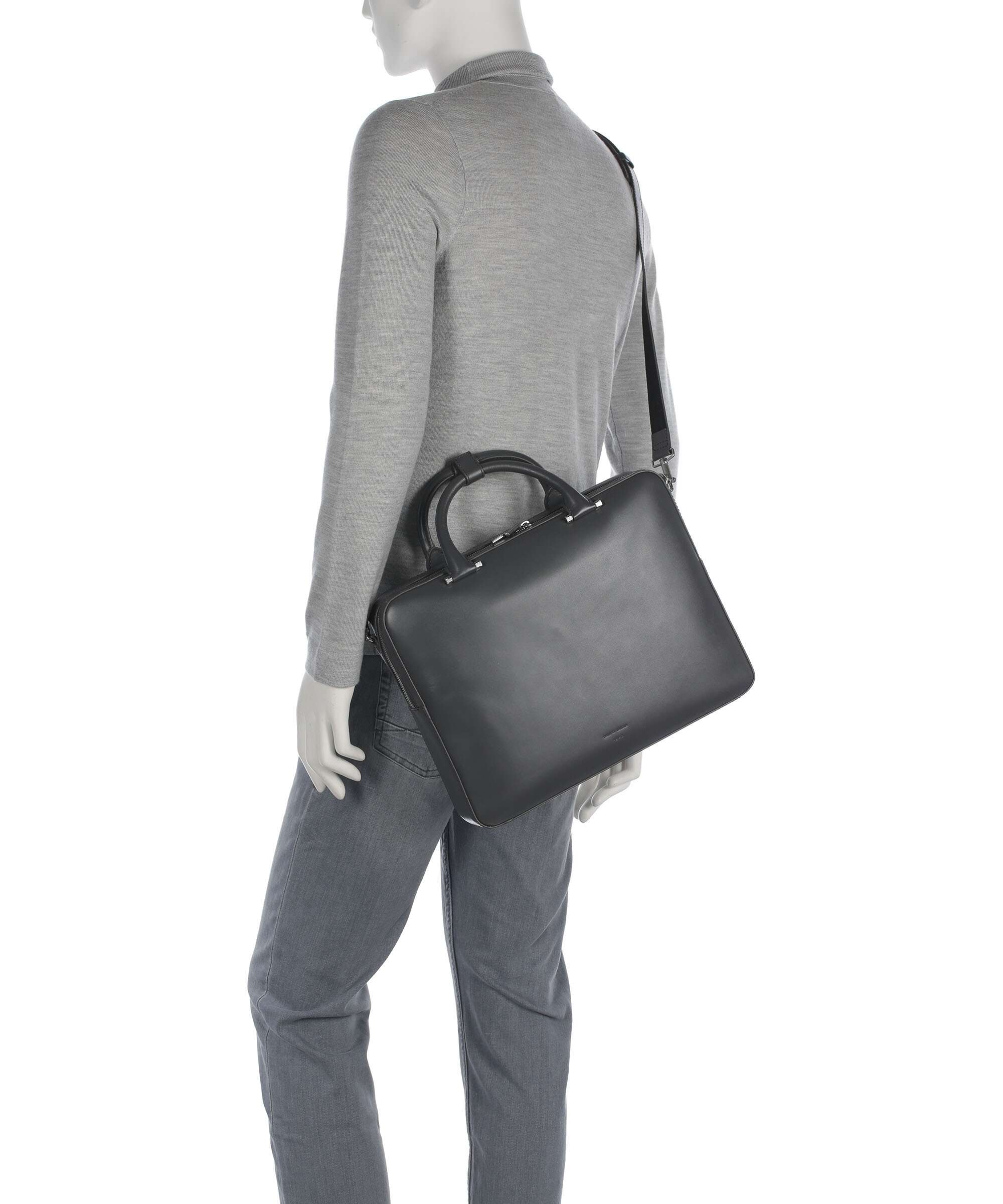 Tiger of Sweden Valise Aktówka jet grey - Image 3
