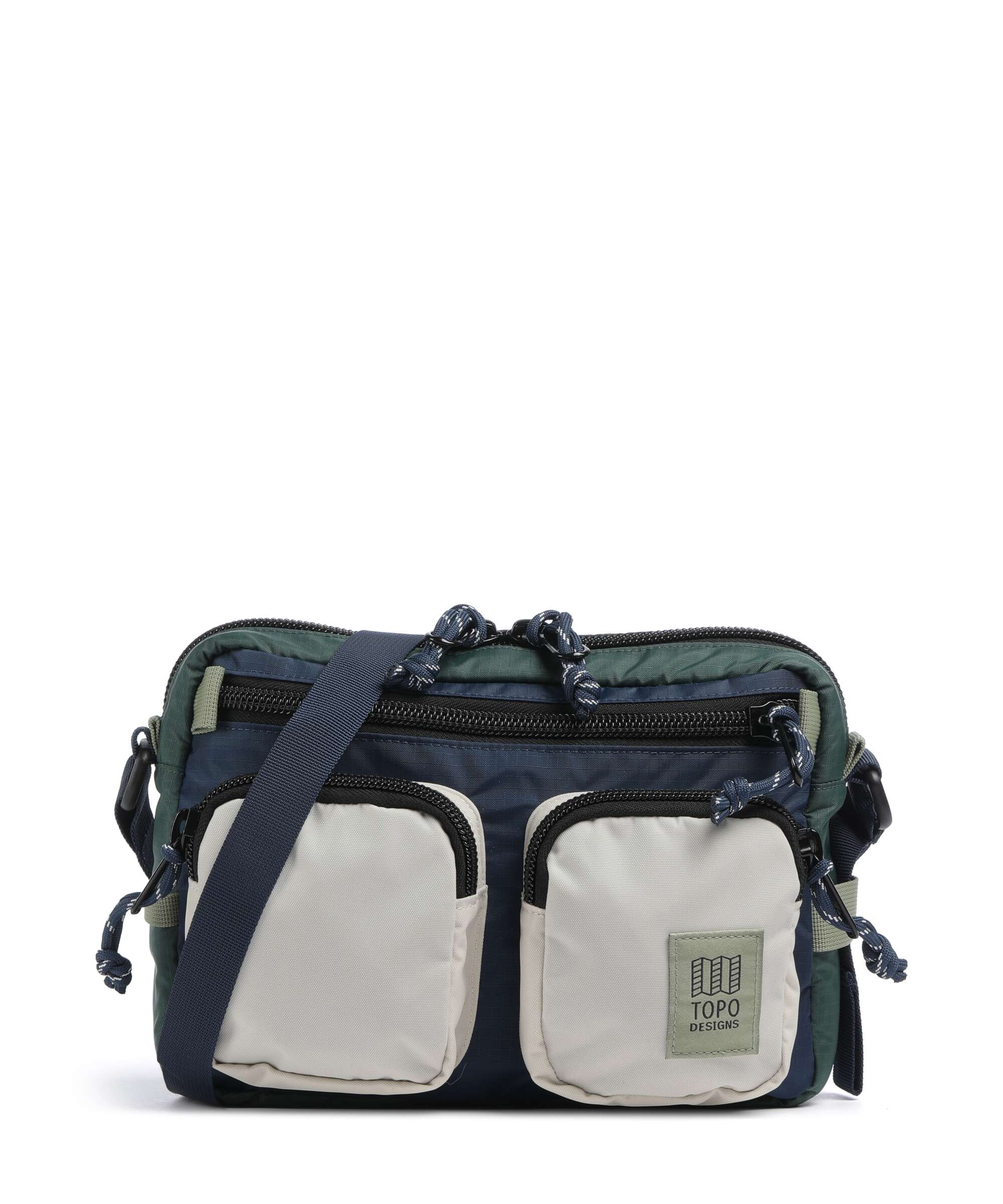 Topo Designs Block Torba przez ramię forest/bone white
