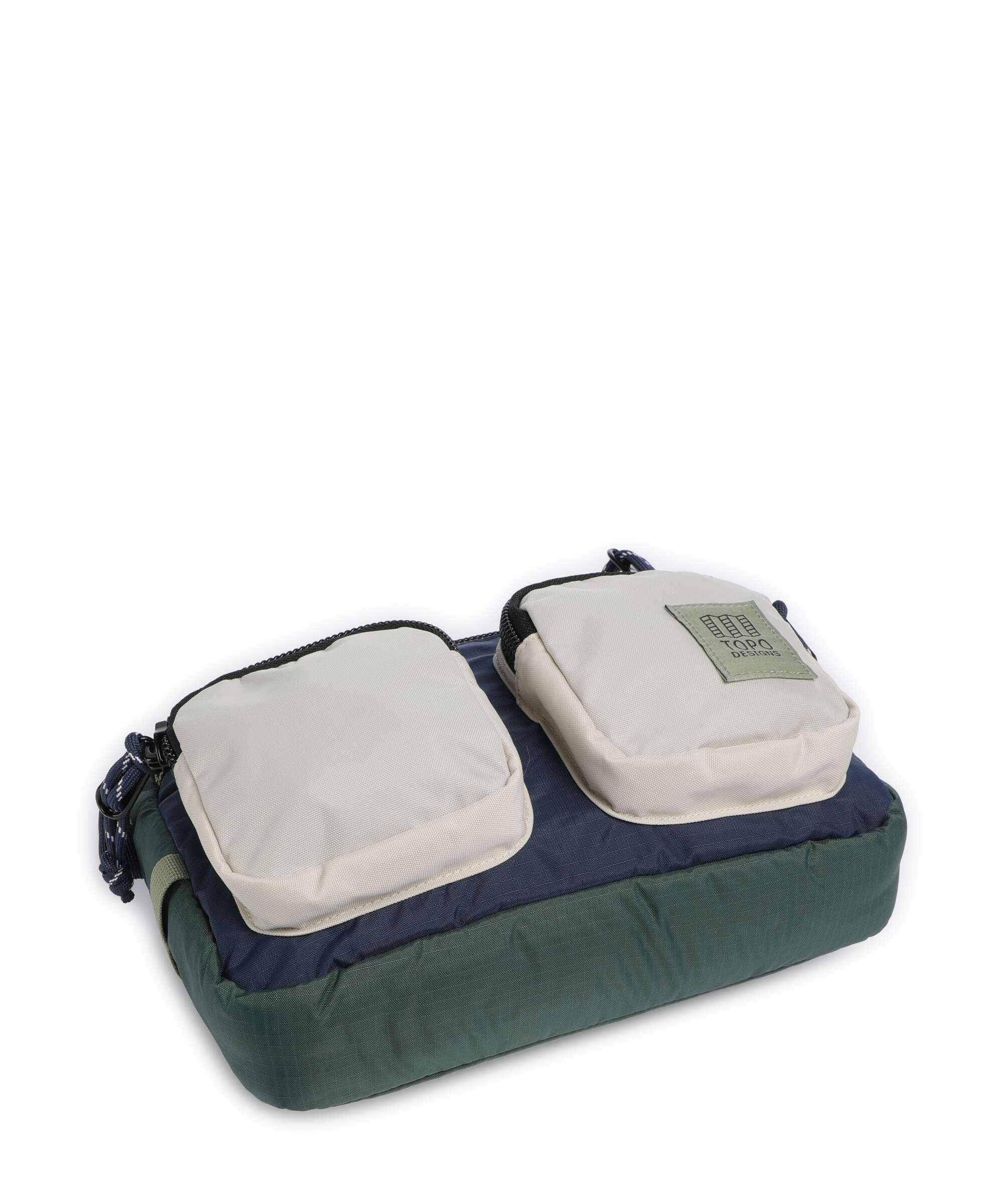 Topo Designs Block Torba przez ramię forest/bone white - Image 5