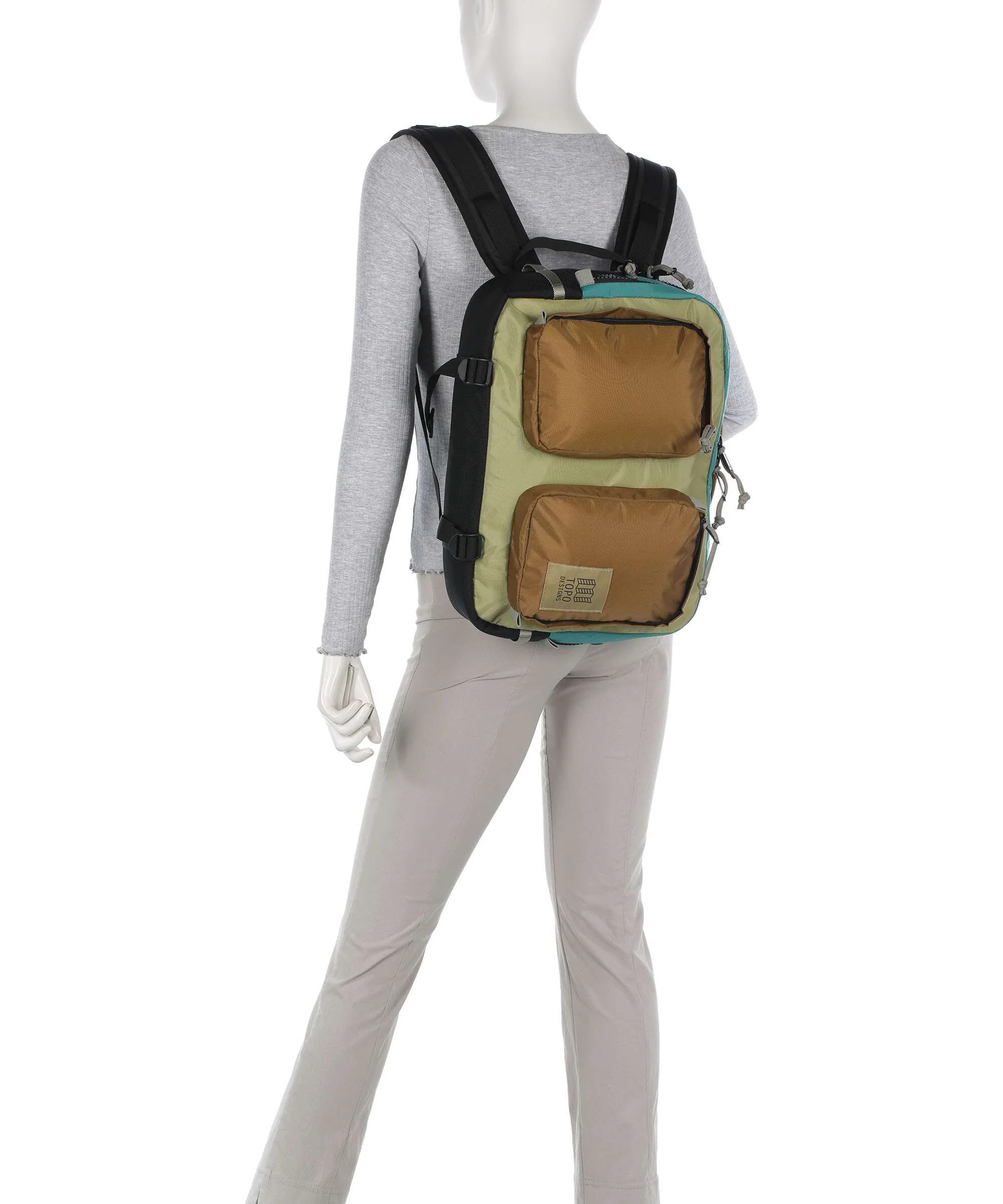 Topo Designs Global Aktówka caribbean/dark khaki - Image 3