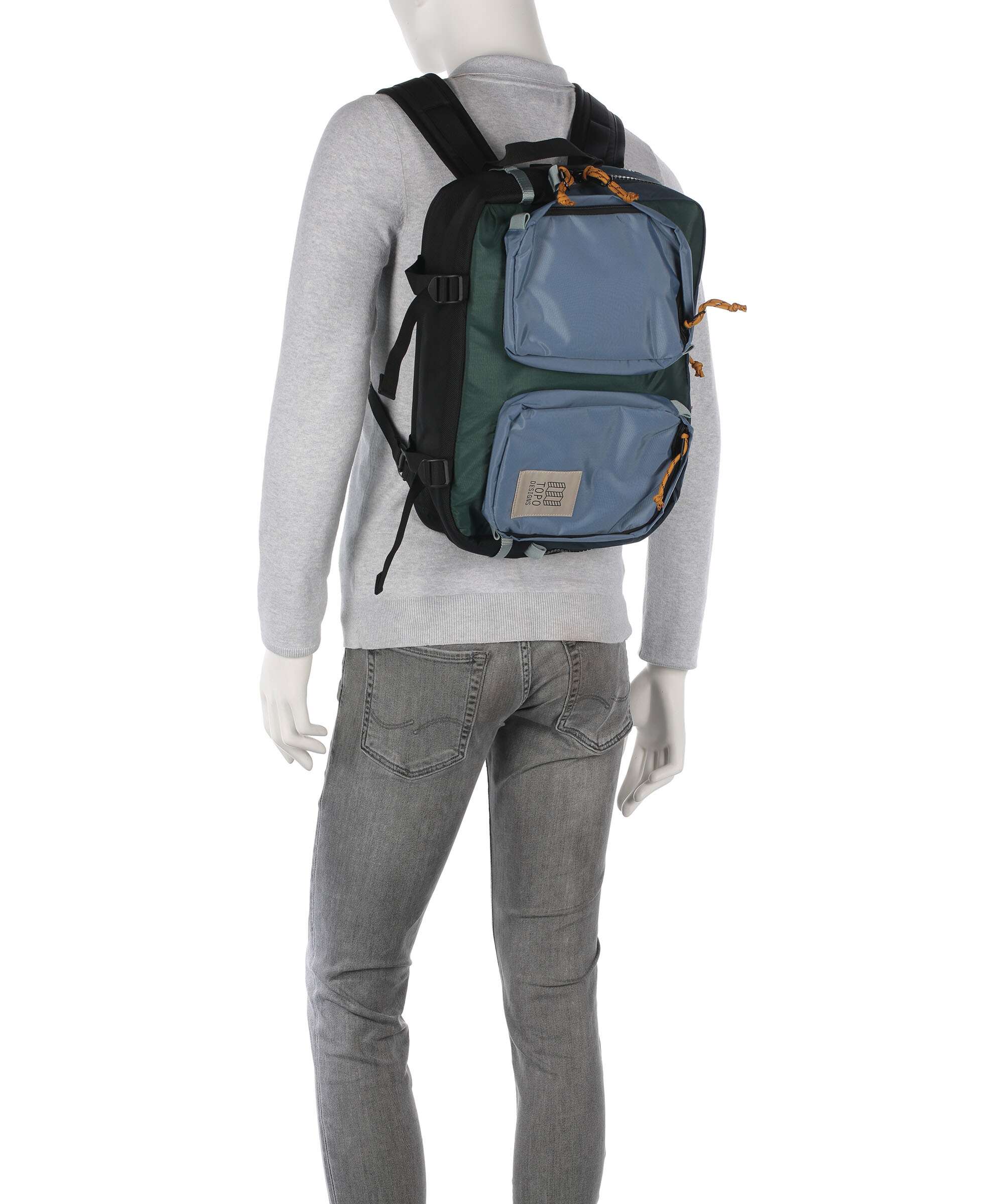 Topo Designs Global Aktówka stone blue/forest - Image 4