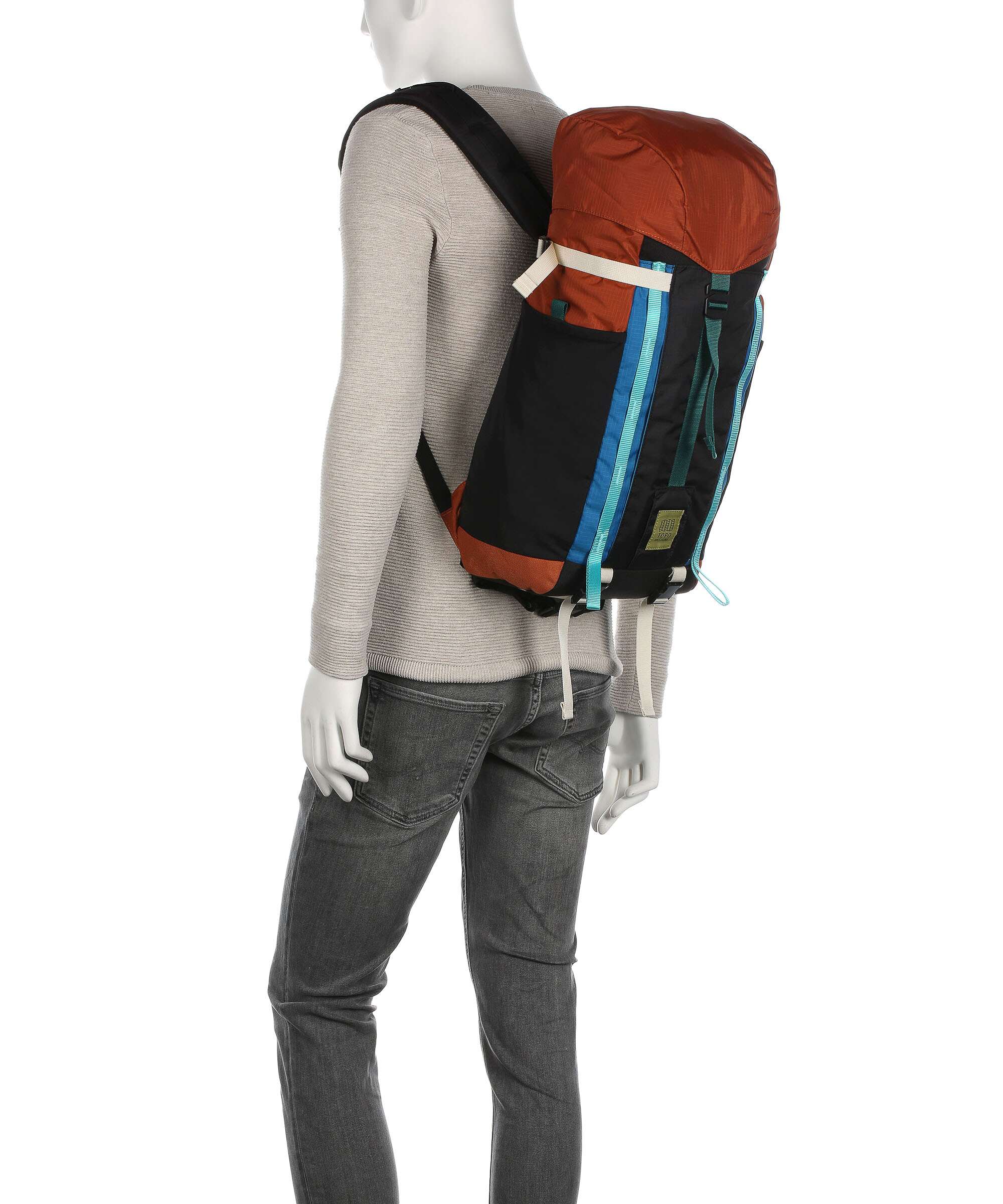 Topo Designs Mountain 16 Plecak pond blue/olive - Image 4