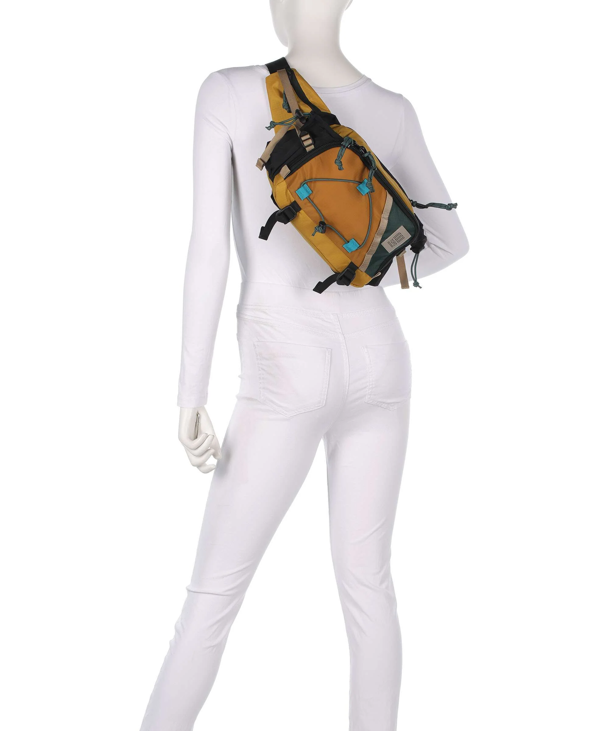 Topo Designs Mountain Hydro Saszetka nerka mustard/forest - Image 3
