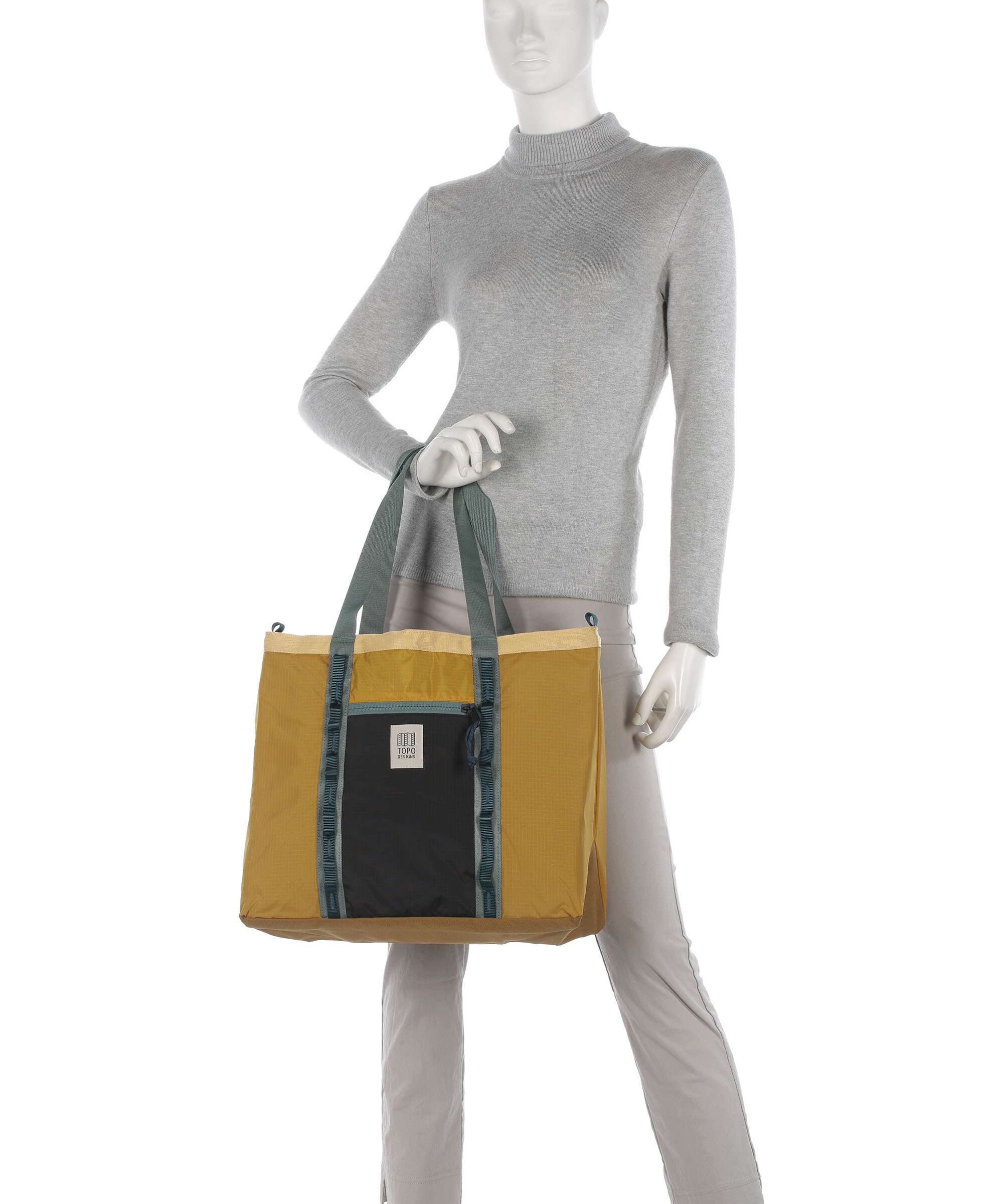 Topo Designs Mountain Utility Torba na zakupy mustard/black - Image 3