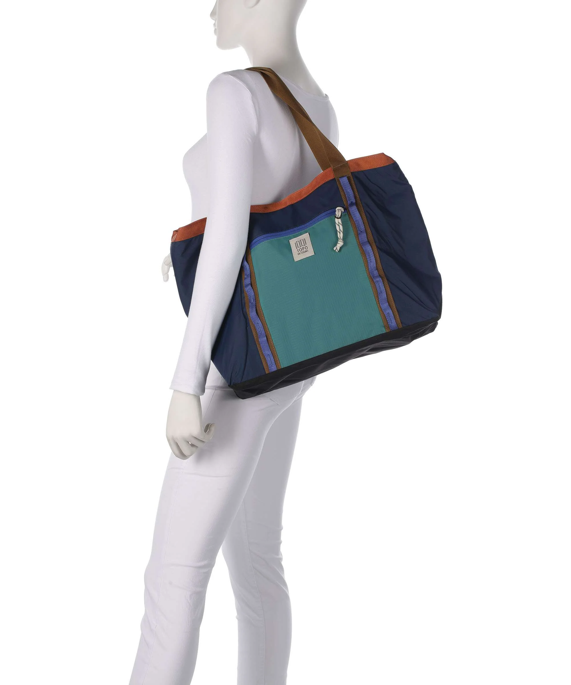 Topo Designs Mountain Utility Torebka worek midnight/caribbean - Image 3