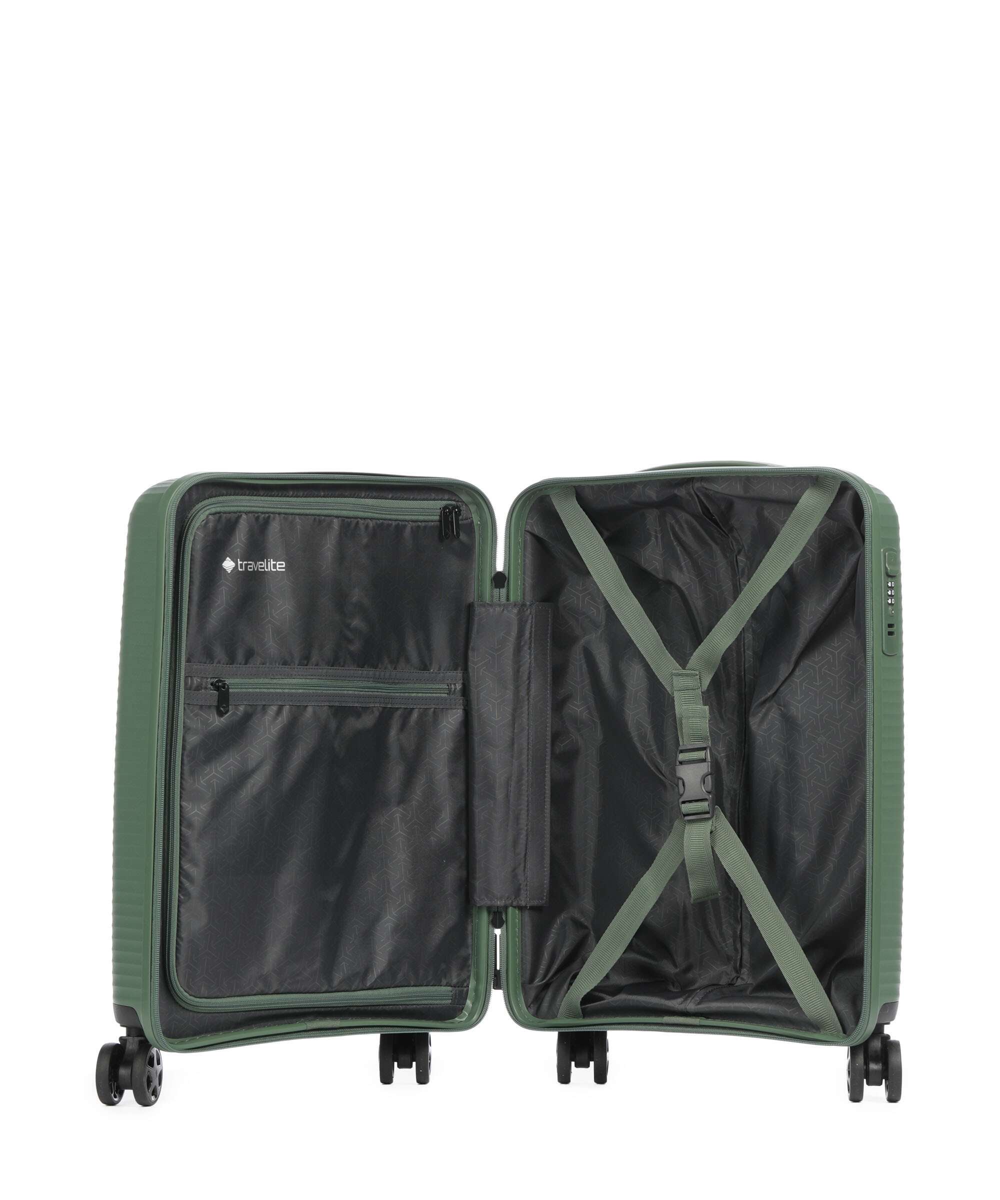 Travelite Air Stripe Walizka na 4 kołach green - Image 5
