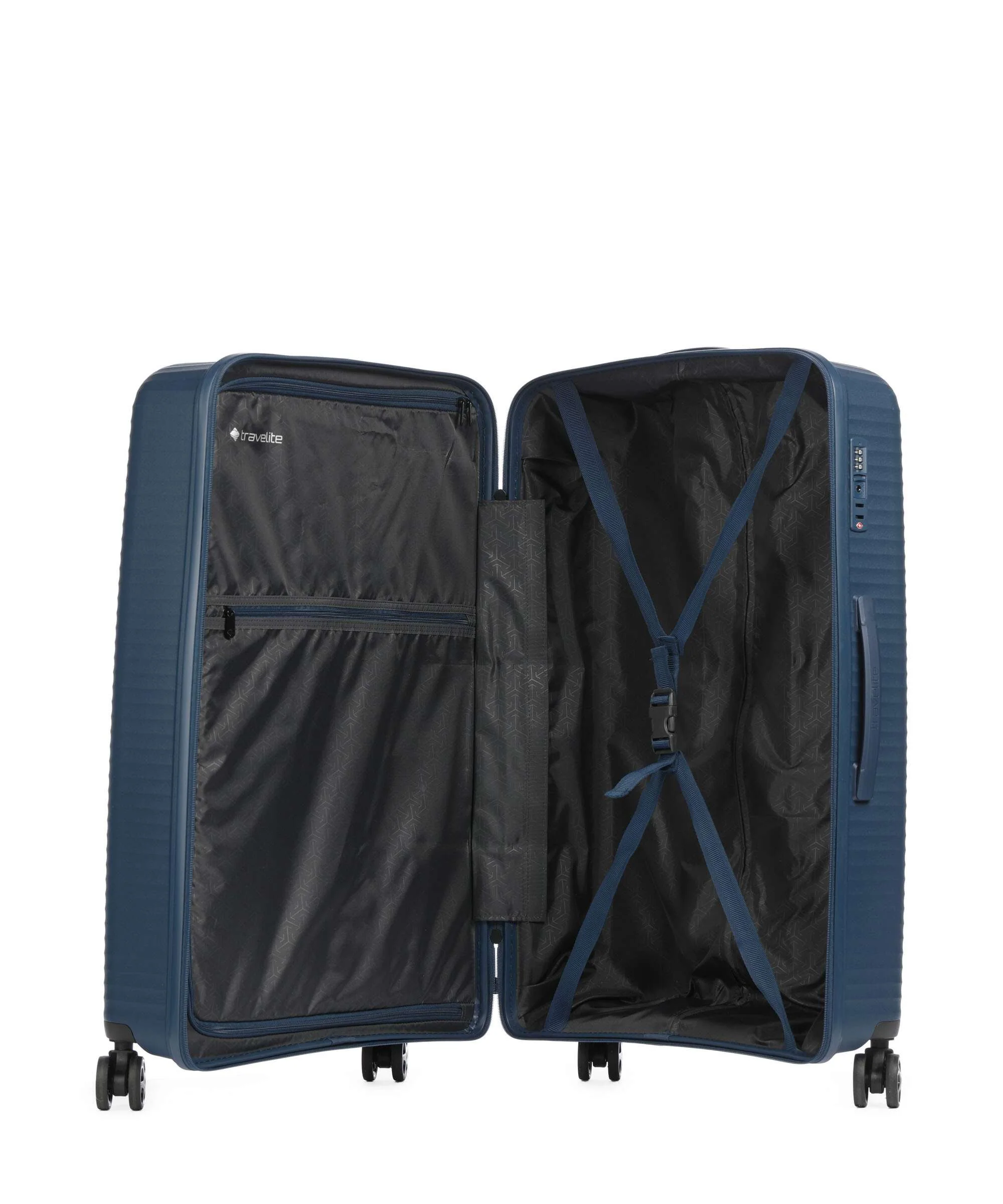 Travelite Air Stripe Walizka na 4 kołach navy - Image 5