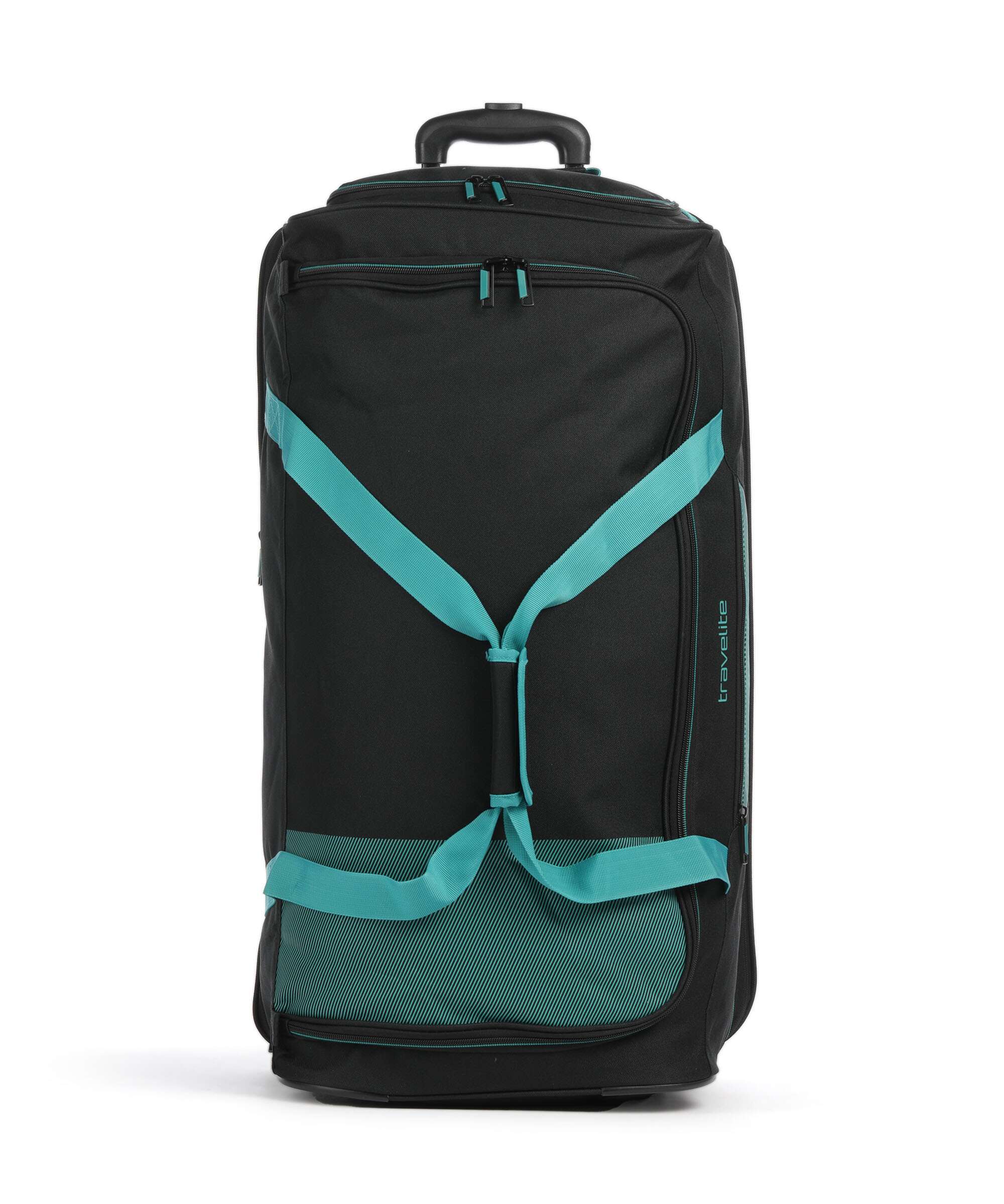 Travelite Basics Torba podróżna na kółkach schwarz/petrol
