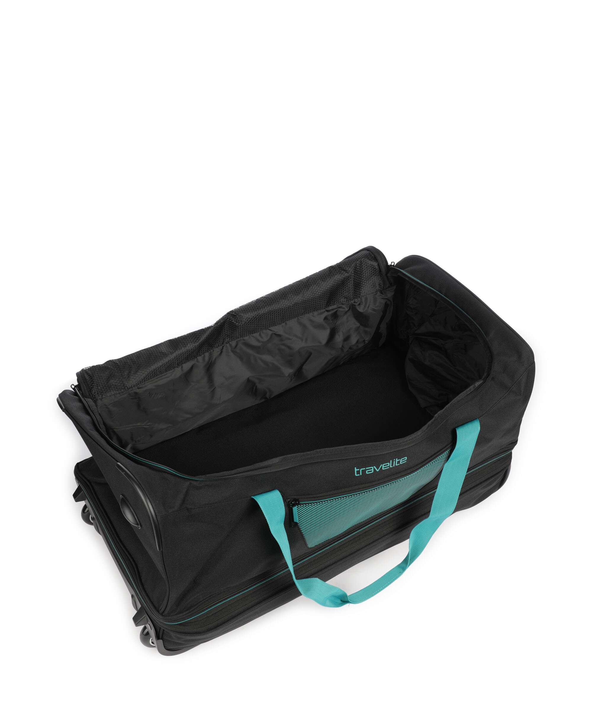 Travelite Basics Torba podróżna na kółkach schwarz/petrol - Image 6