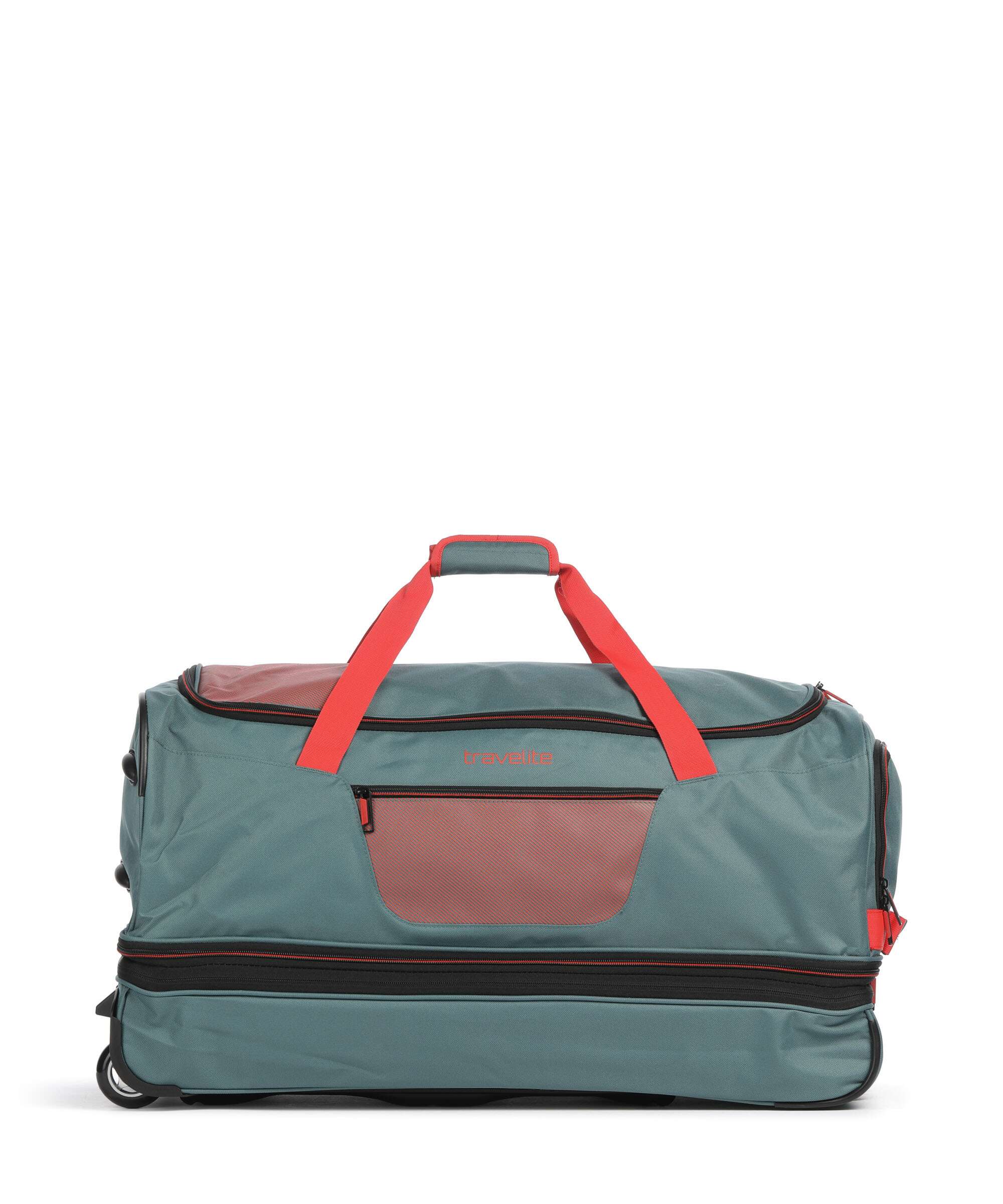 Travelite Basics Torba podróżna na kółkach grün/orange - Image 3