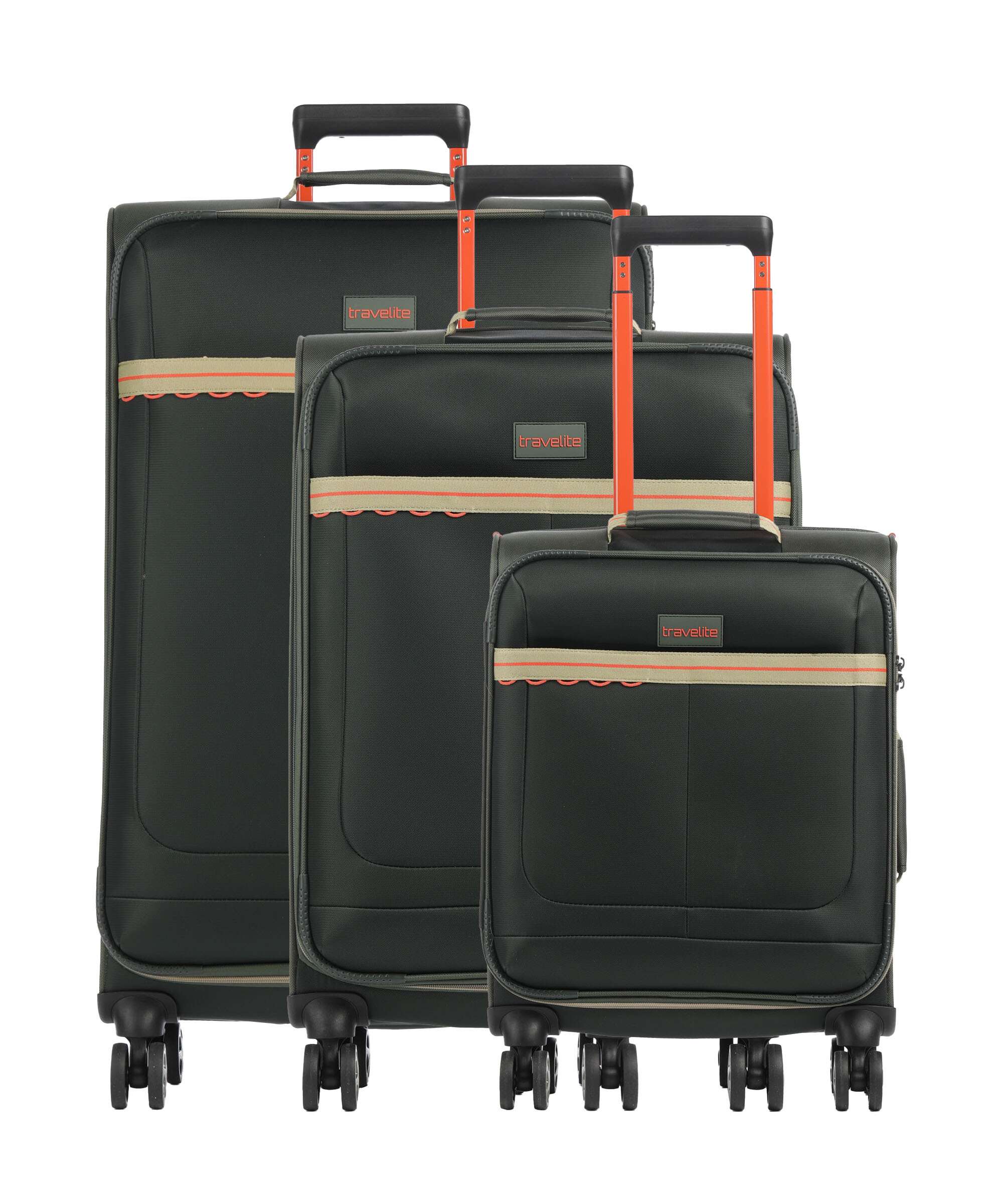 Travelite Color Craze Komplet walizek (4 kołach) oliv