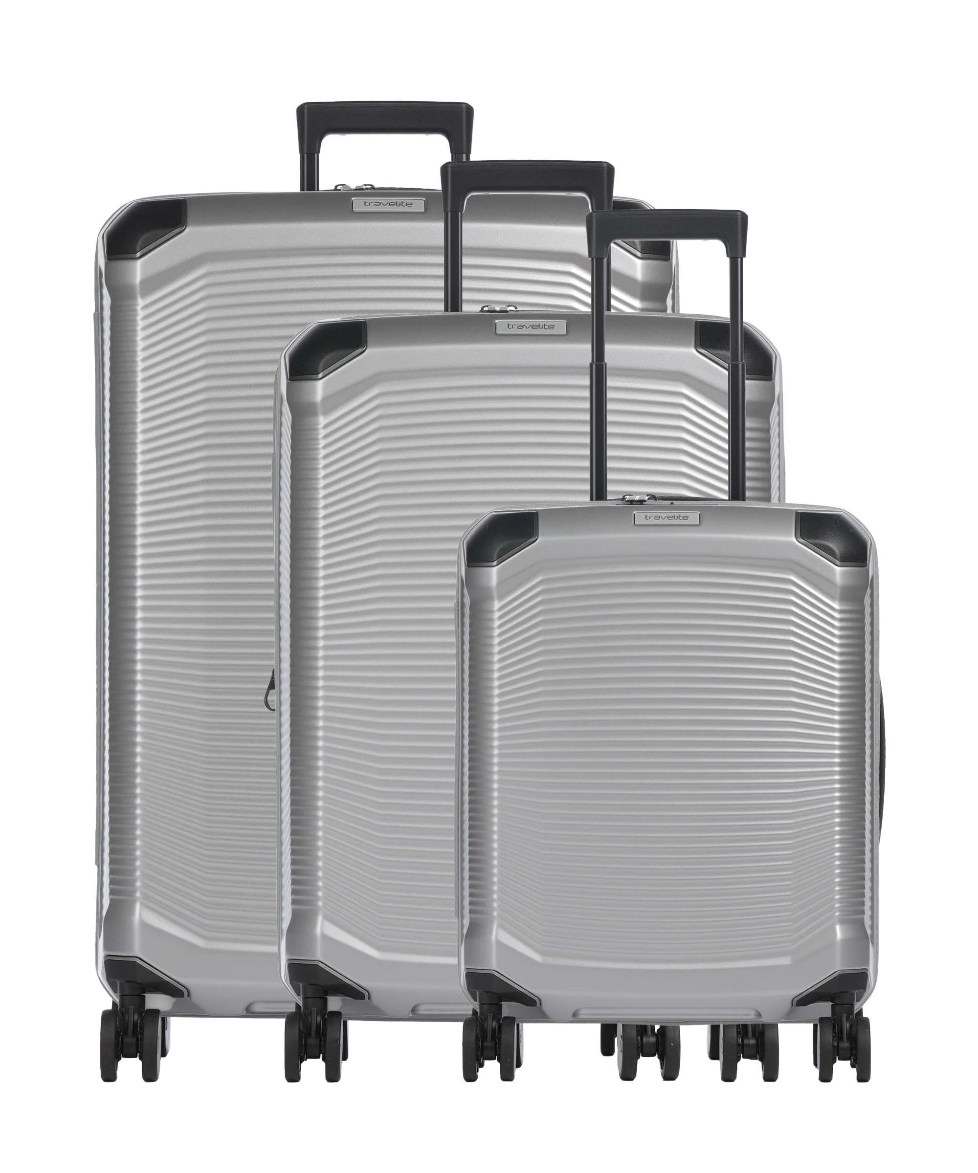 Travelite Millenium Komplet walizek (4 kołach) silver