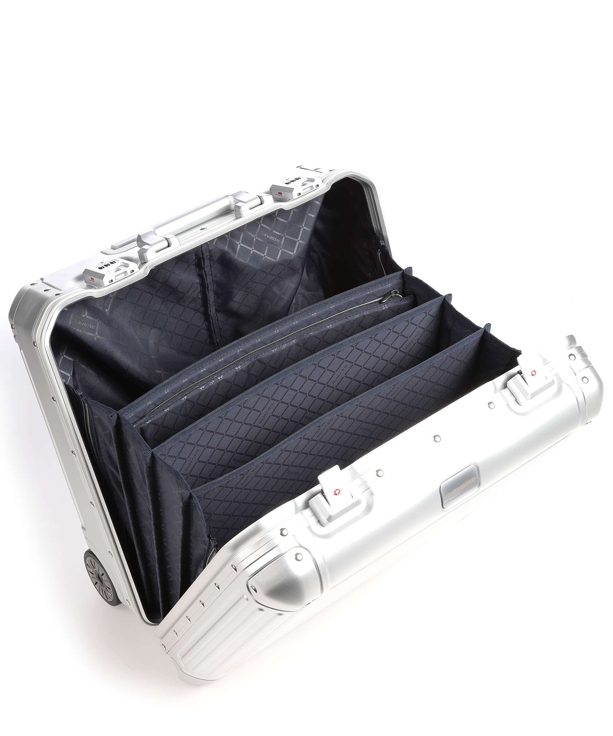 Travelite Next Aktówka na kołach silber - Image 5