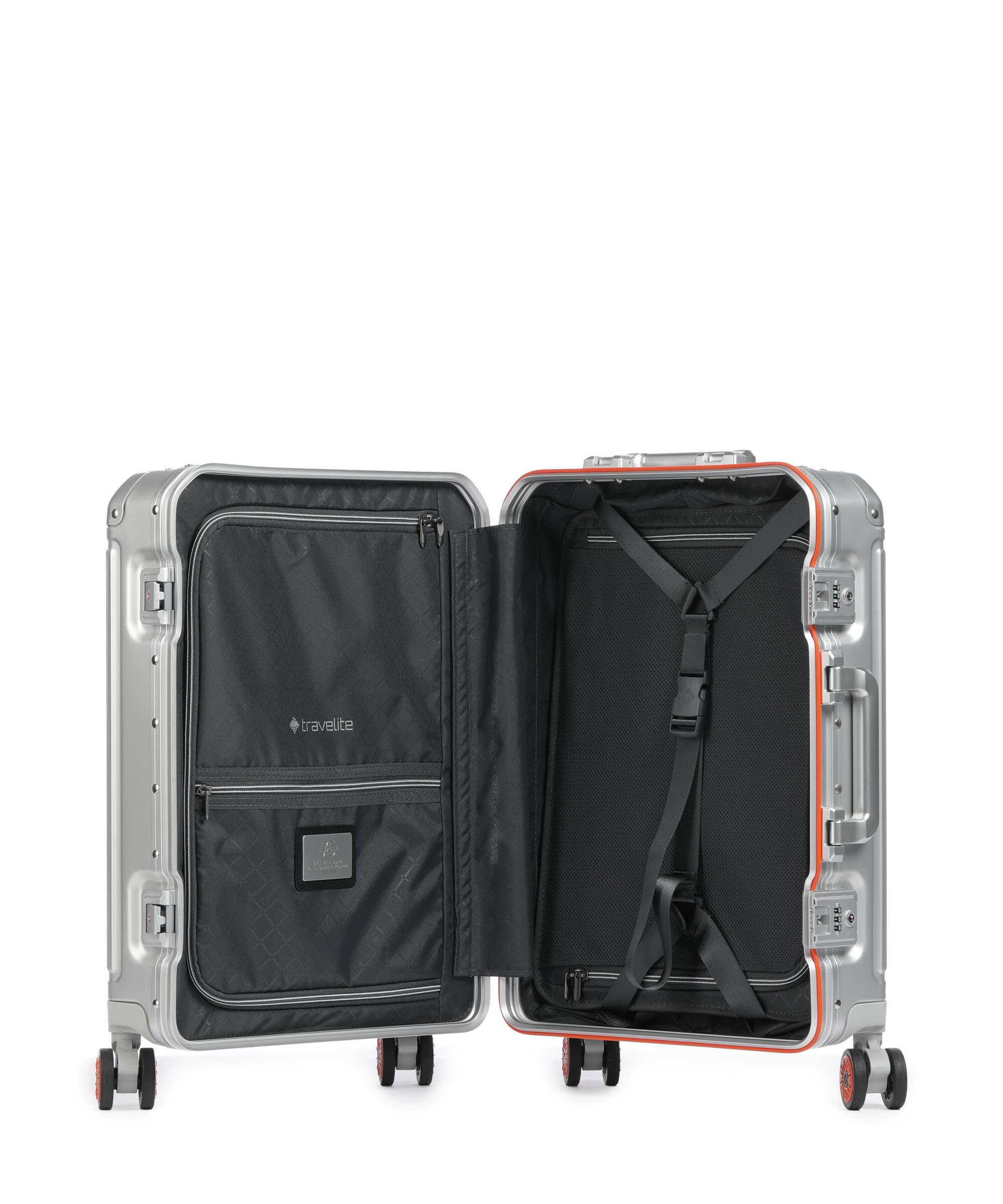Travelite Next Walizka na 4 kołach silber orange - Image 7