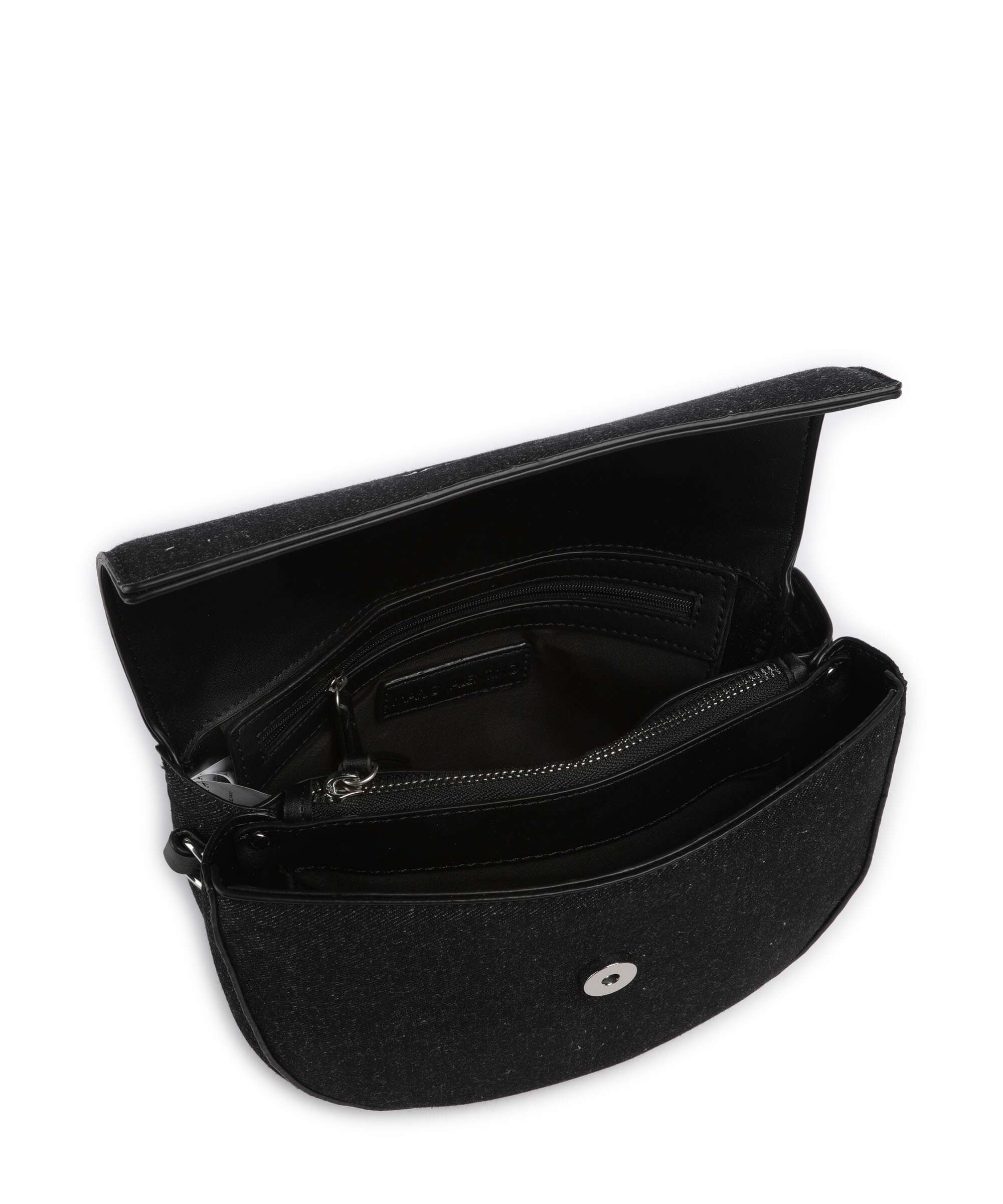 Valentino Bags Bigs Denim Torba przez ramię nero - Image 5
