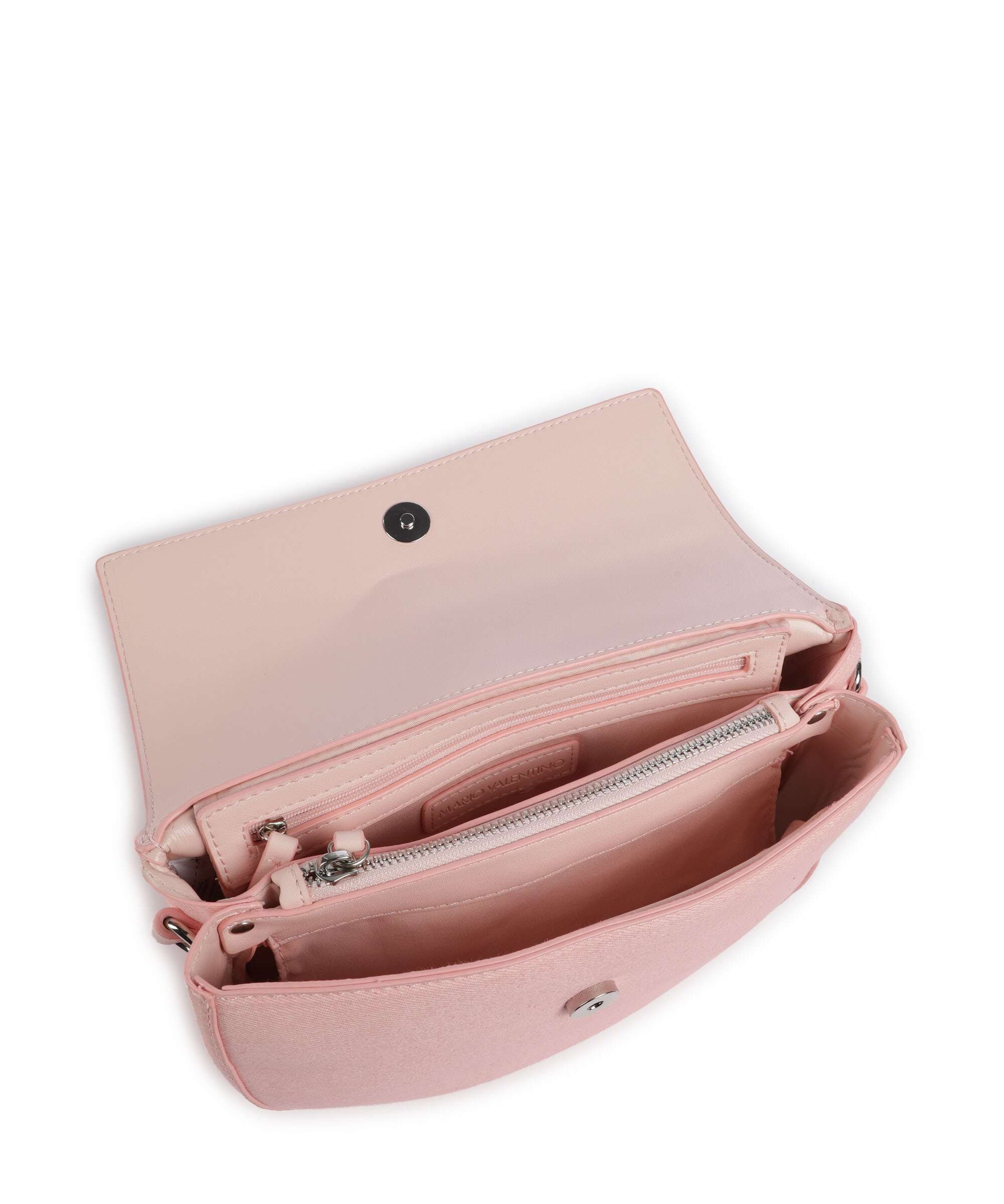Valentino Bags Bigs Denim Torba przez ramię rosa - Image 5