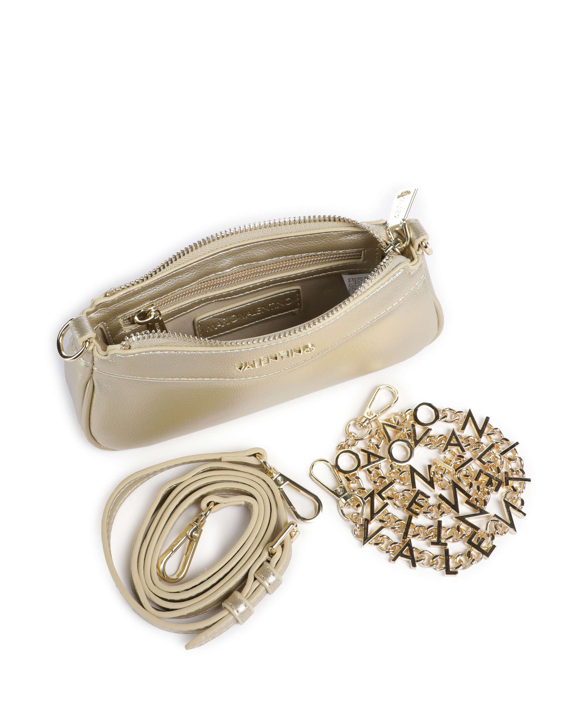 Valentino Bags Elly Torba na ramię oro - Image 5
