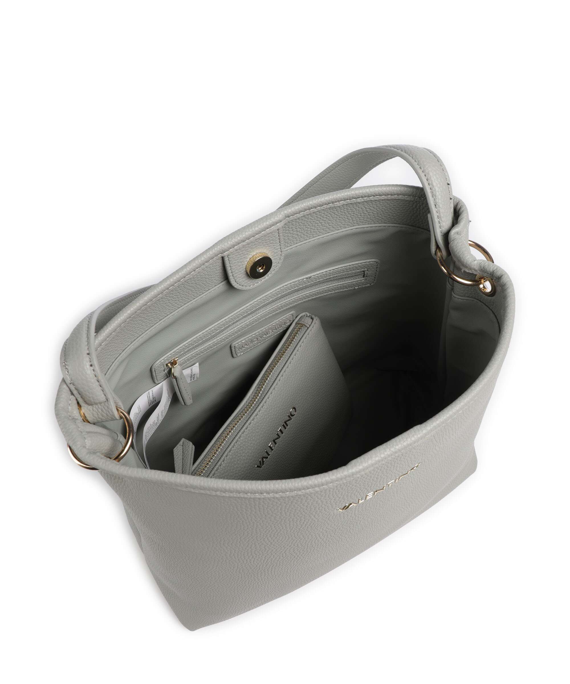 Valentino Bags Futura Torebka worek grigio polvere - Image 6