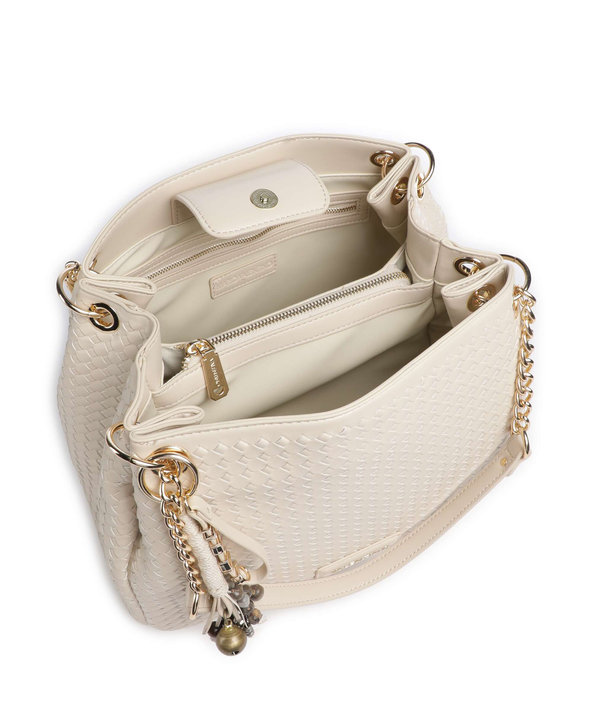 Valentino Bags Gea Torebka worek ecru - Image 5