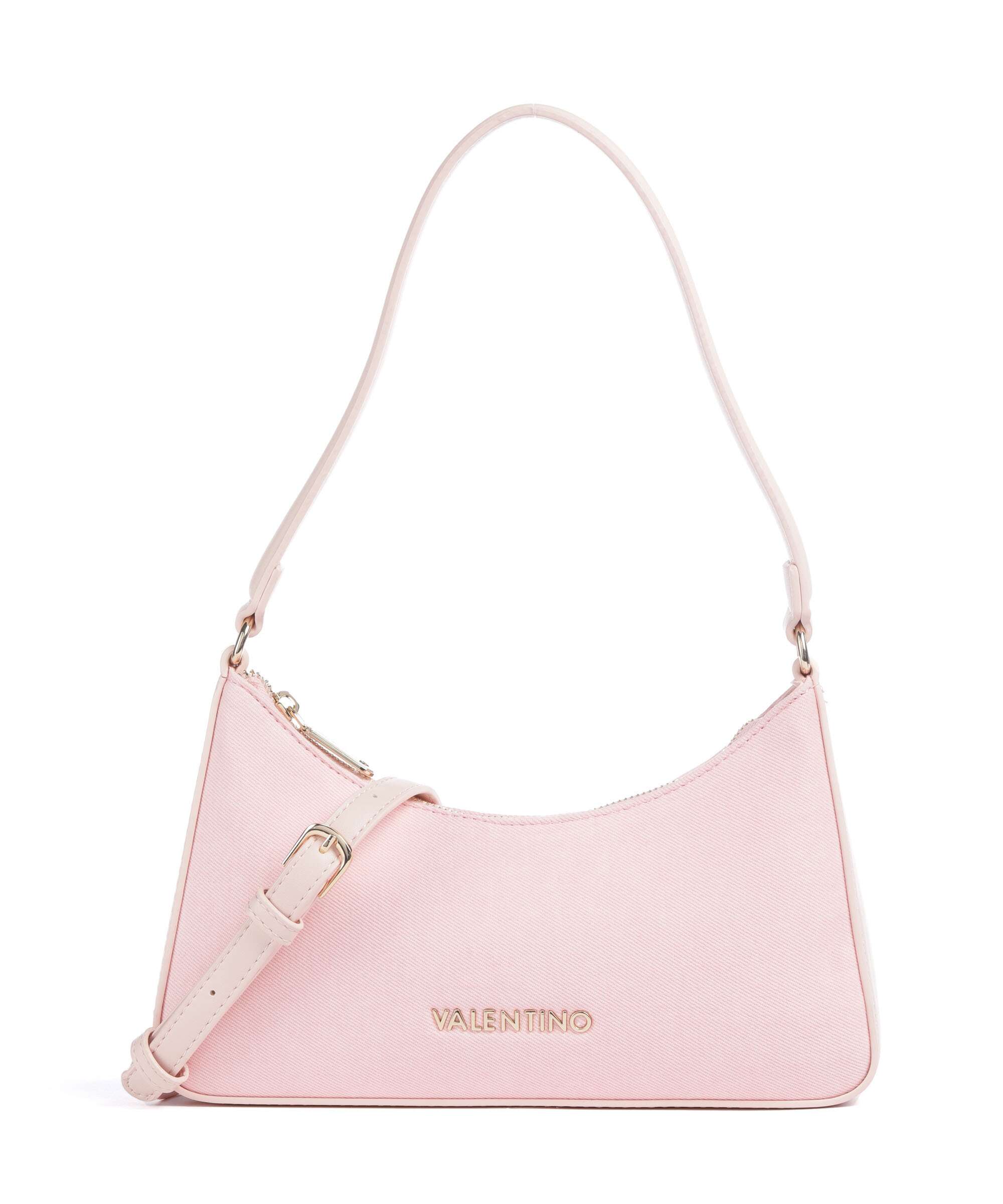 Valentino Bags Kelly Denim Torba na ramię rosa