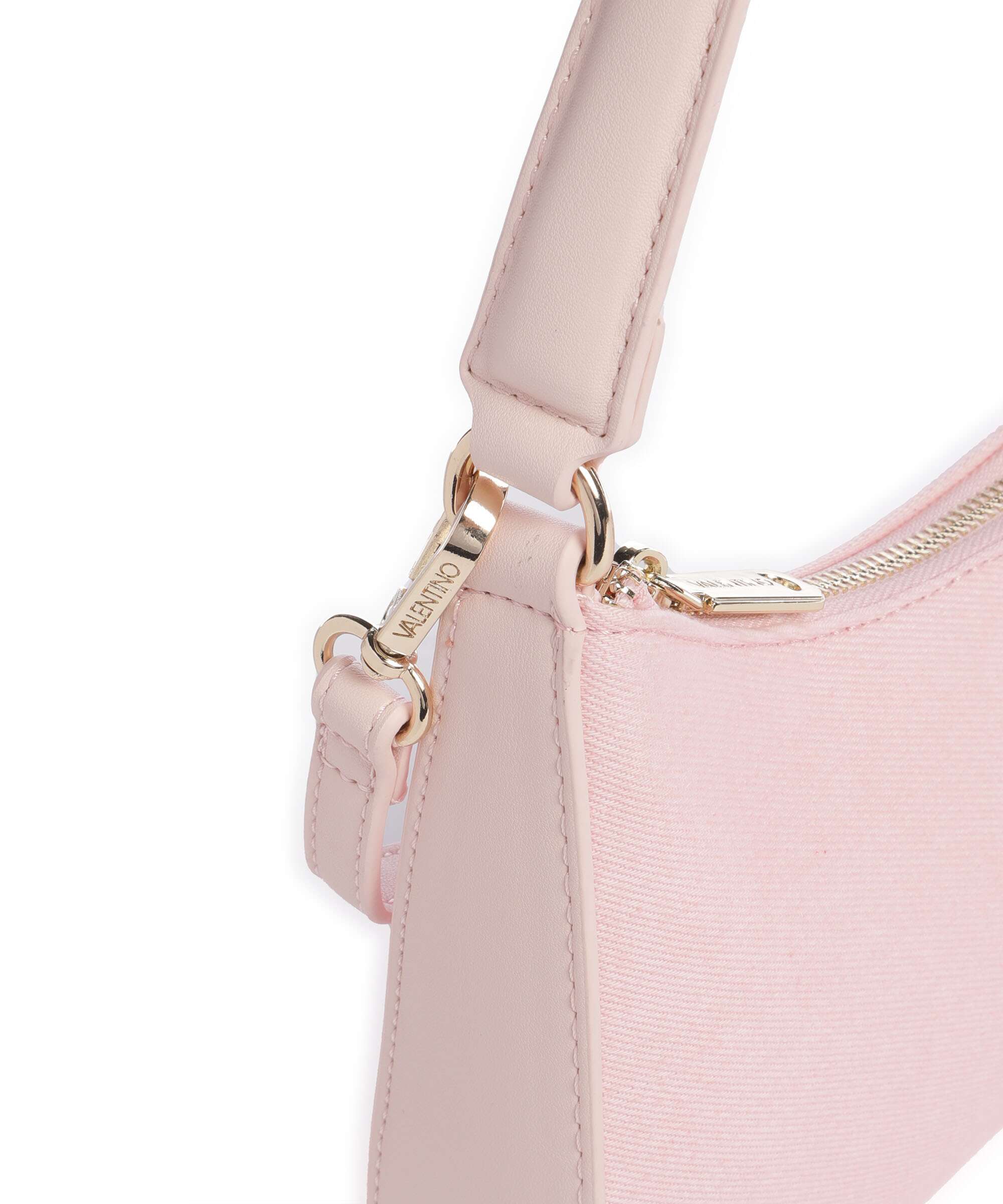 Valentino Bags Kelly Denim Torba na ramię rosa - Image 3