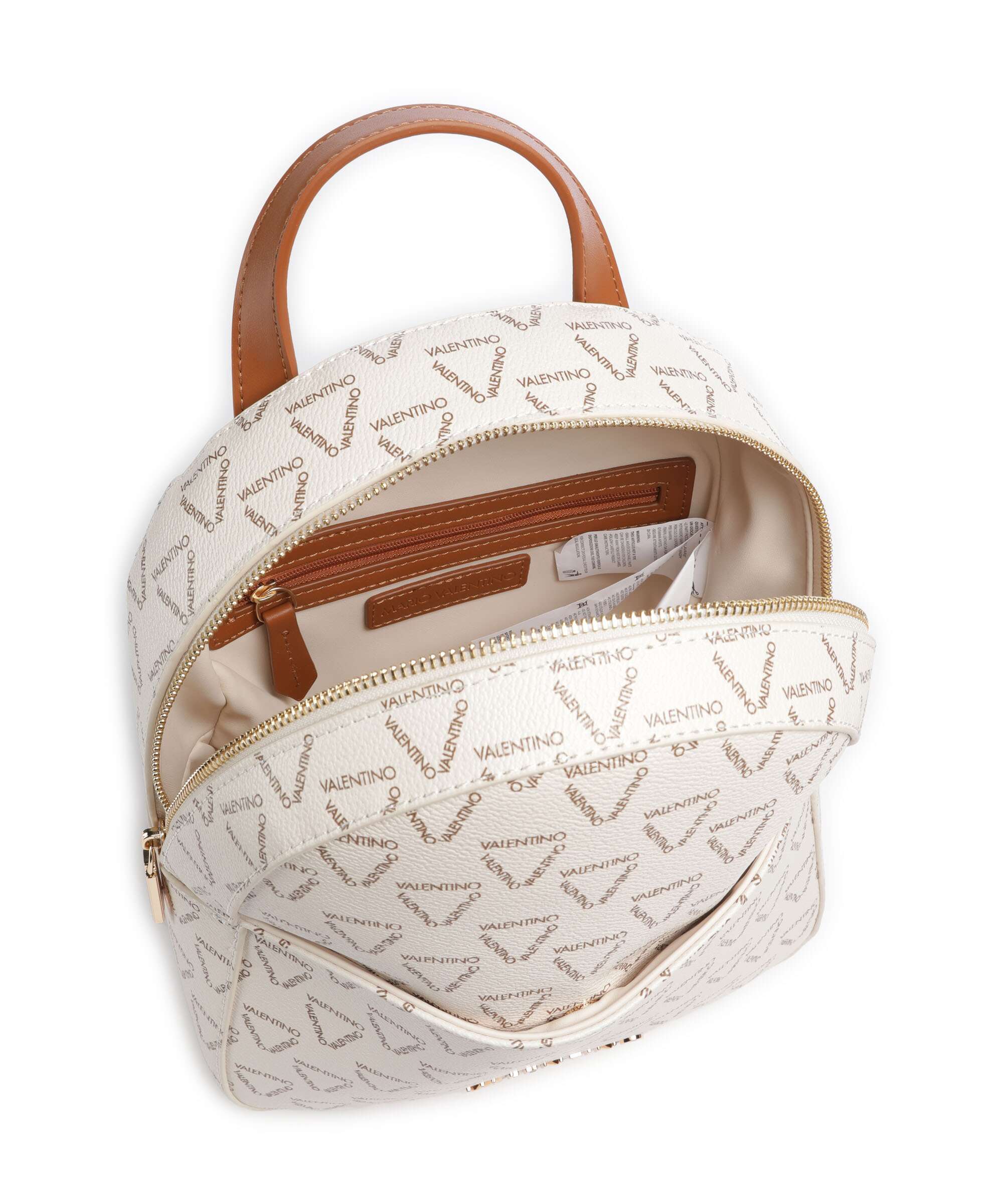 Valentino Bags Lady Re Plecak bianco/cuoio - Image 5