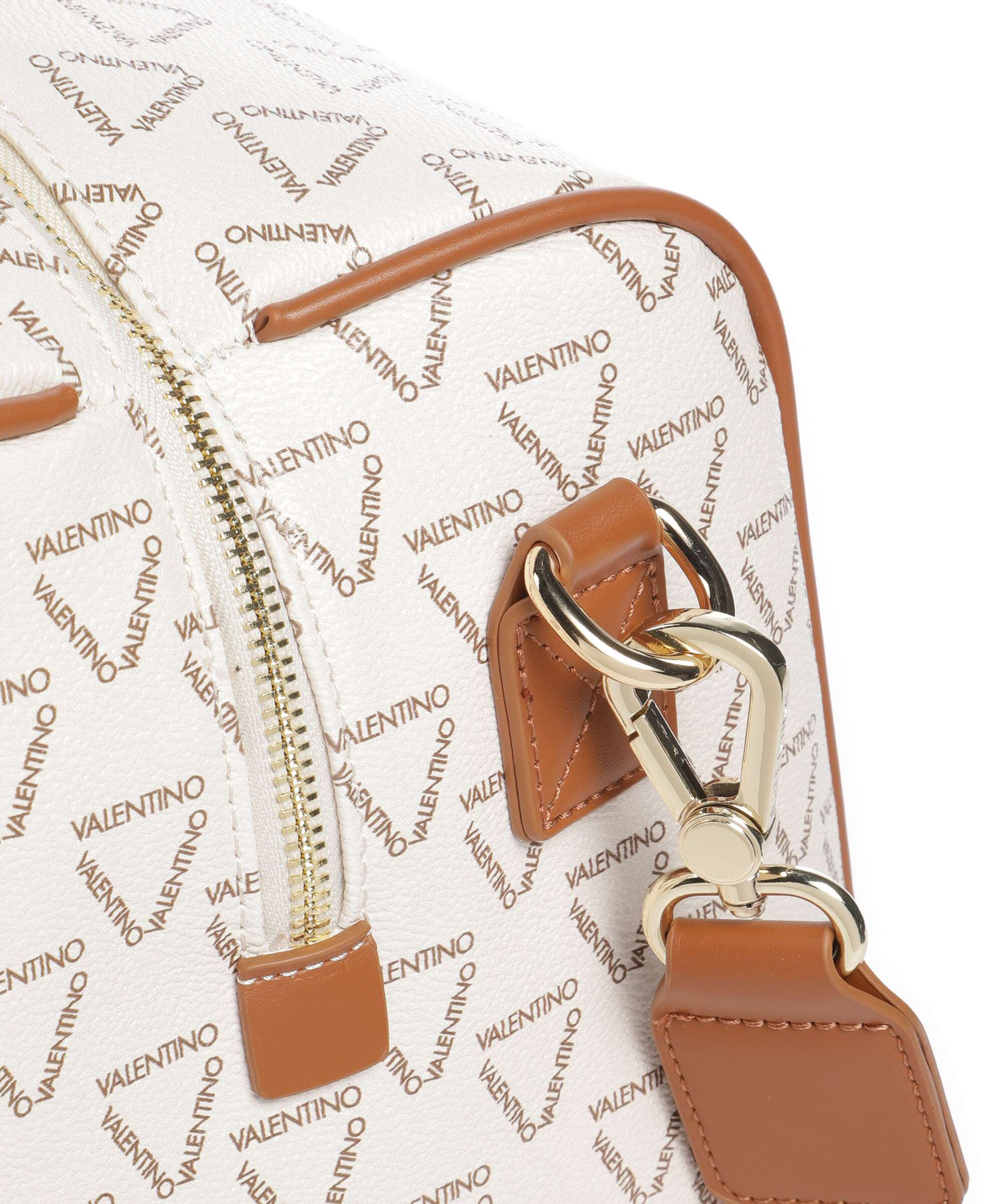 Valentino Bags Lady Re Torba weekendowa bianco/cuoio - Image 3