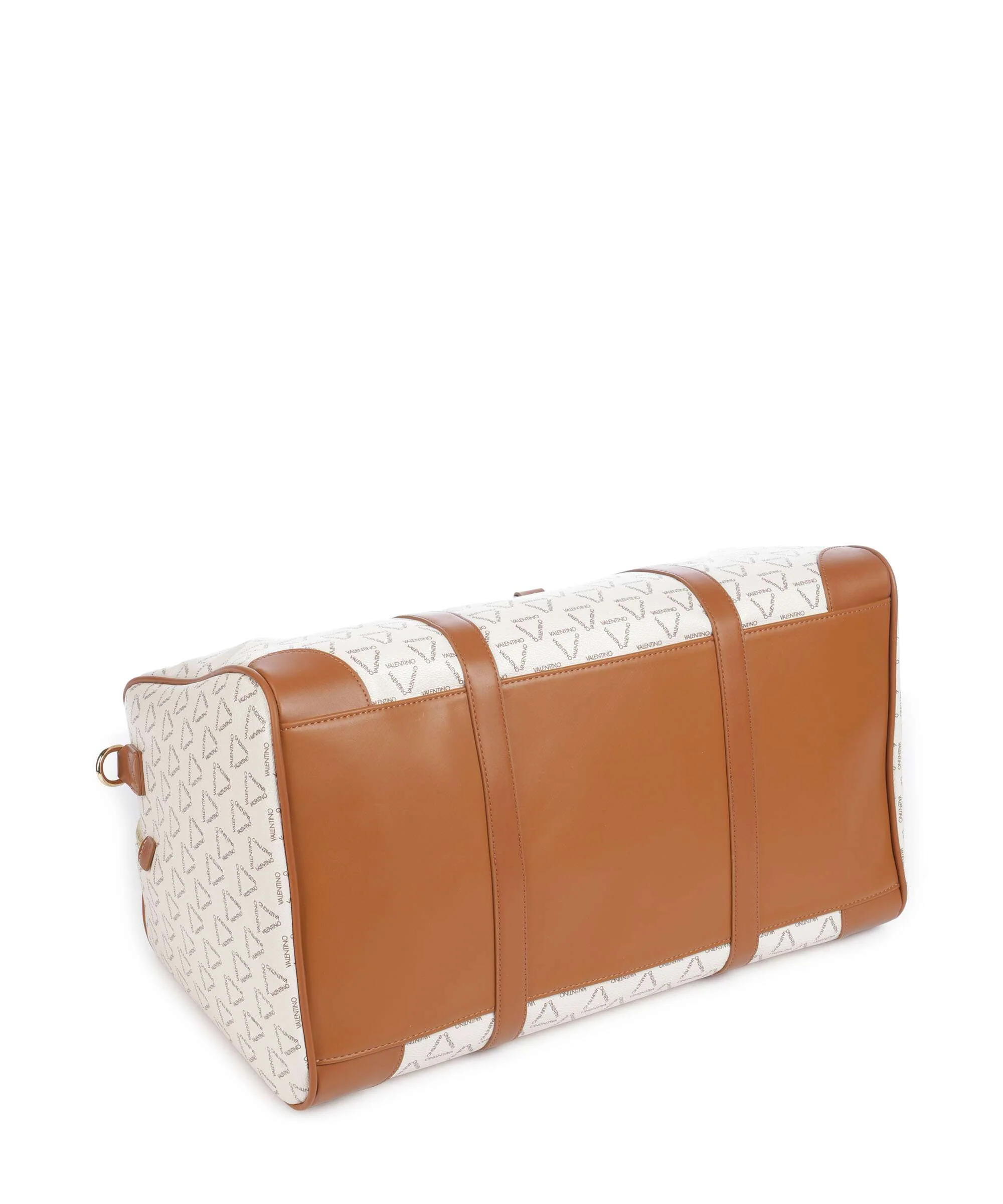 Valentino Bags Lady Re Torba weekendowa bianco/cuoio - Image 4