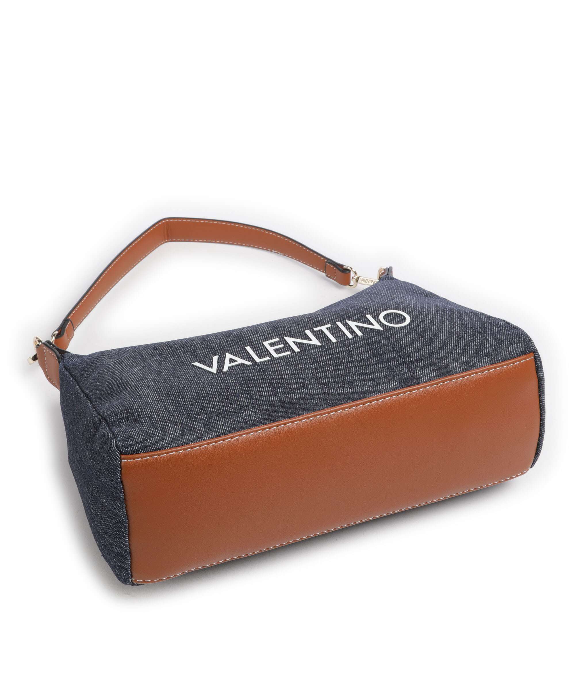 Valentino Bags Leith Torba na ramię denim/cuoio - Image 4