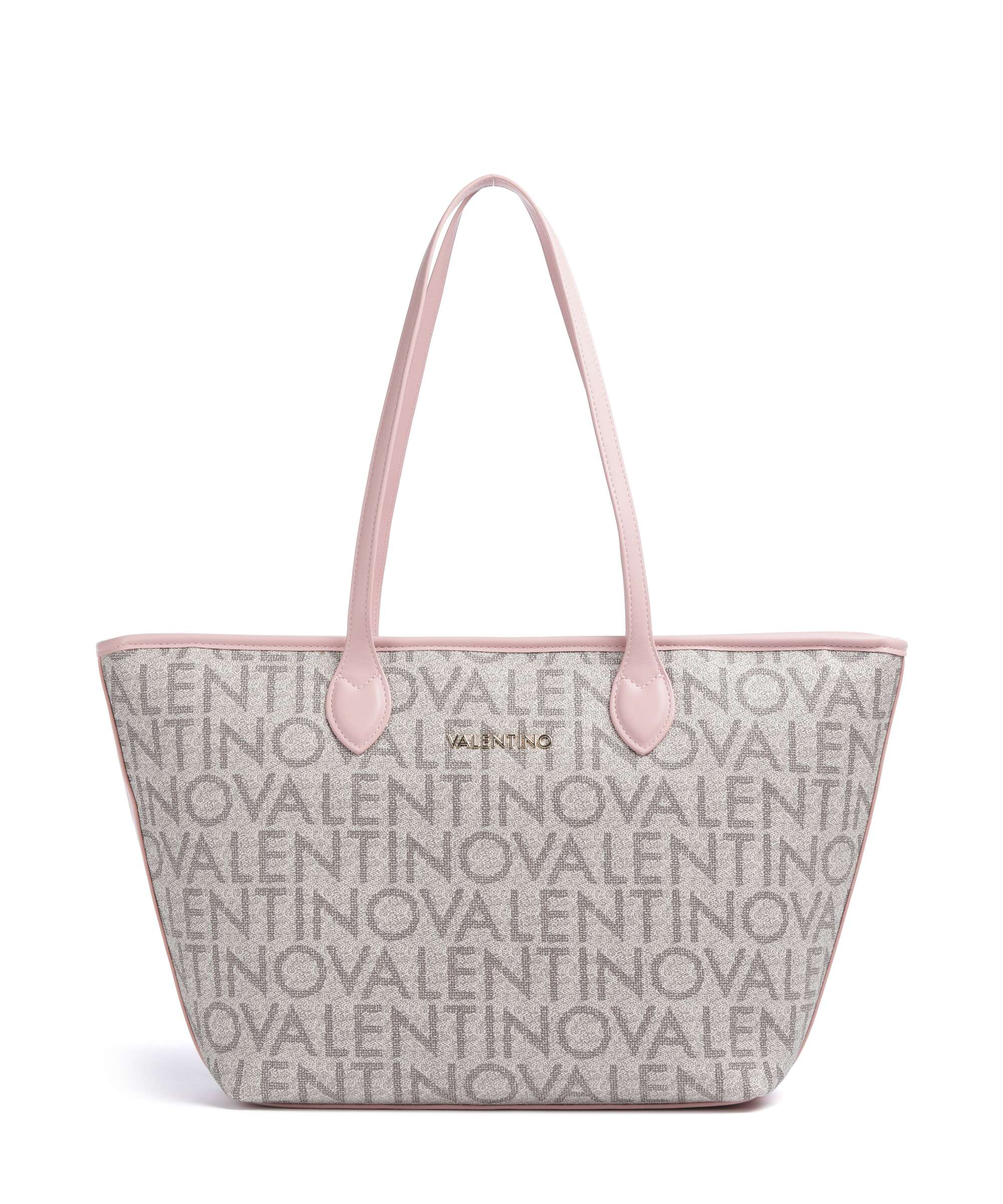 Valentino Bags Logo Torba na zakupy beige/rosa