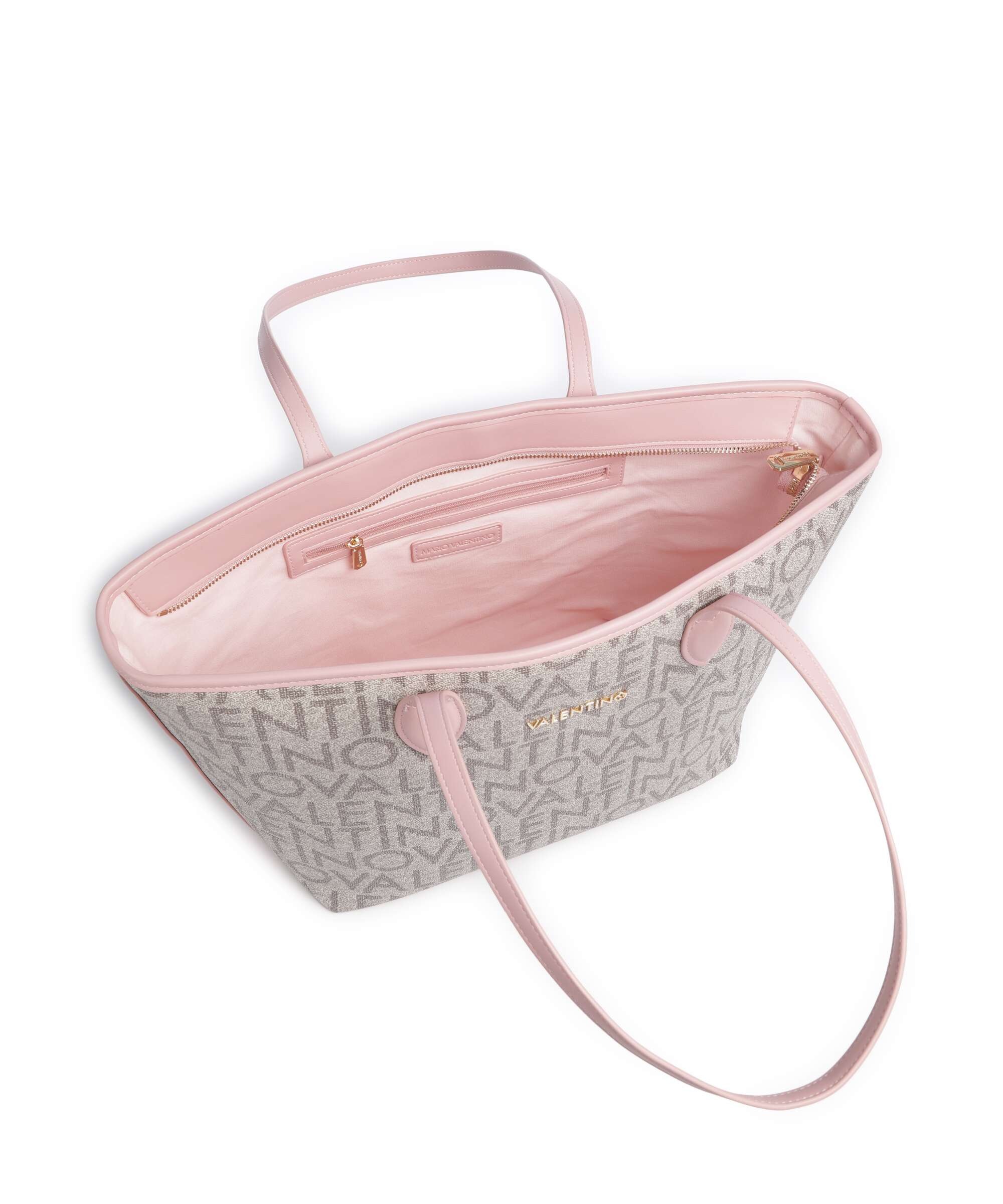 Valentino Bags Logo Torba na zakupy beige/rosa - Image 4