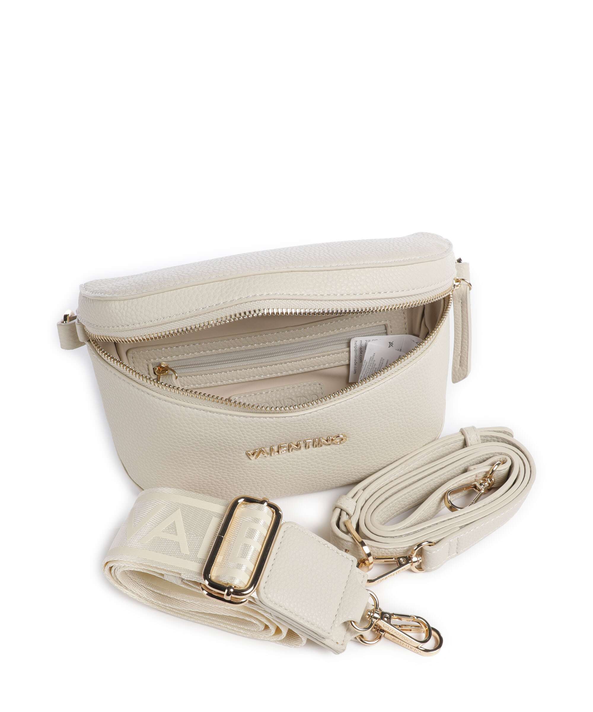 Valentino Bags Miramar Saszetka nerka ecru - Image 4