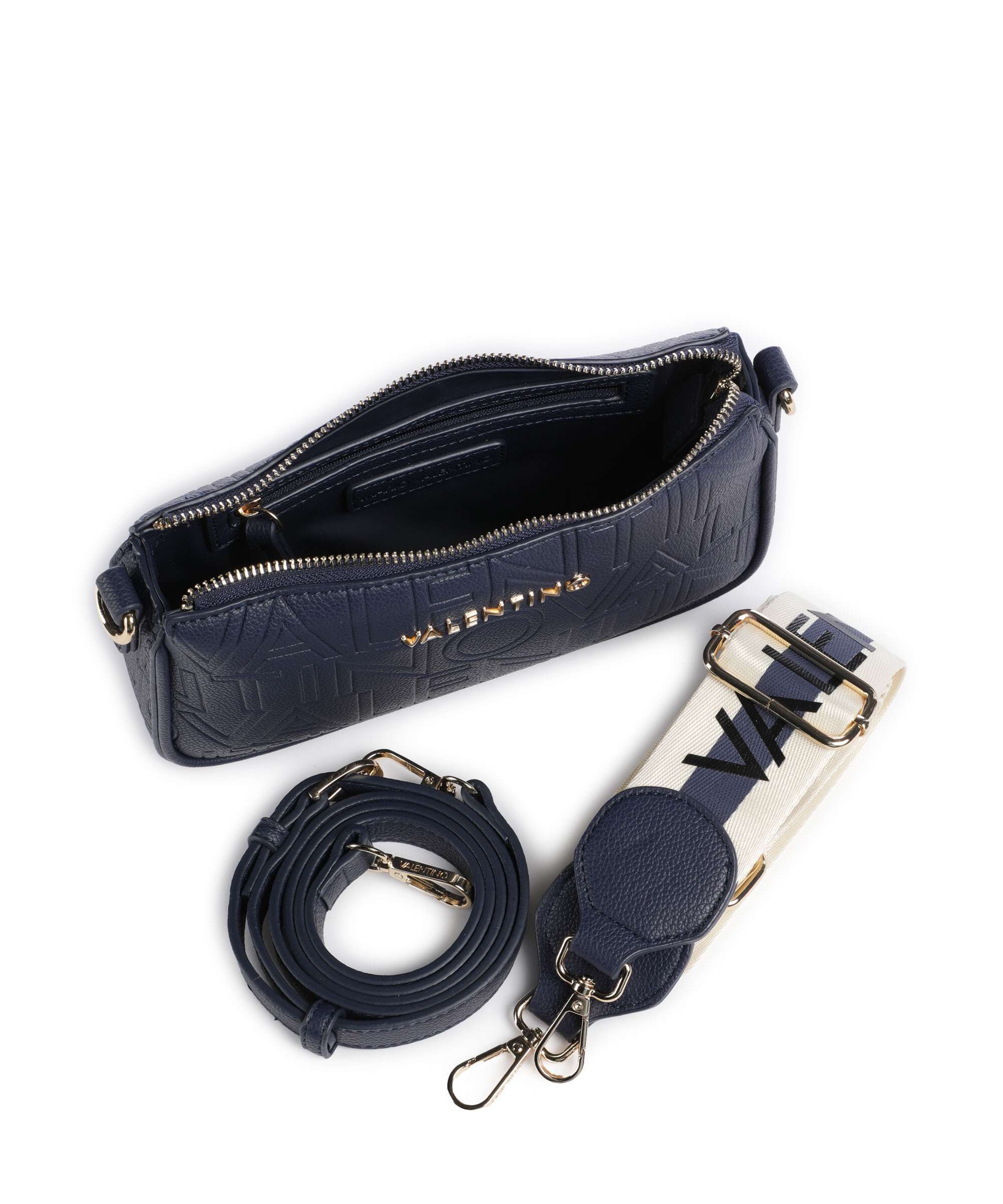 Valentino Bags Pansy Torba przez ramię blu - Image 4