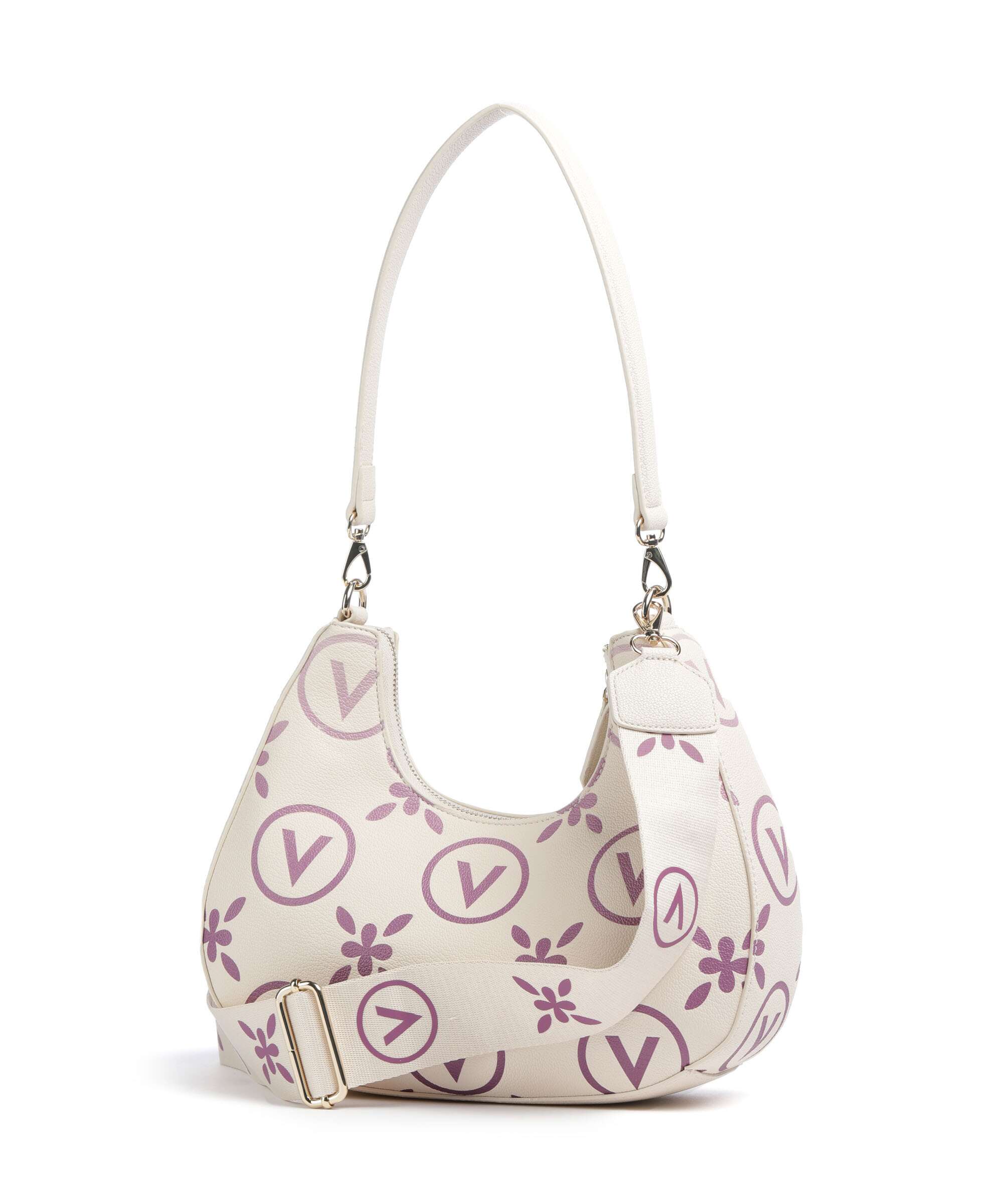 Valentino Bags Samba Re Print Torba na ramię ecru/rosa - Image 2