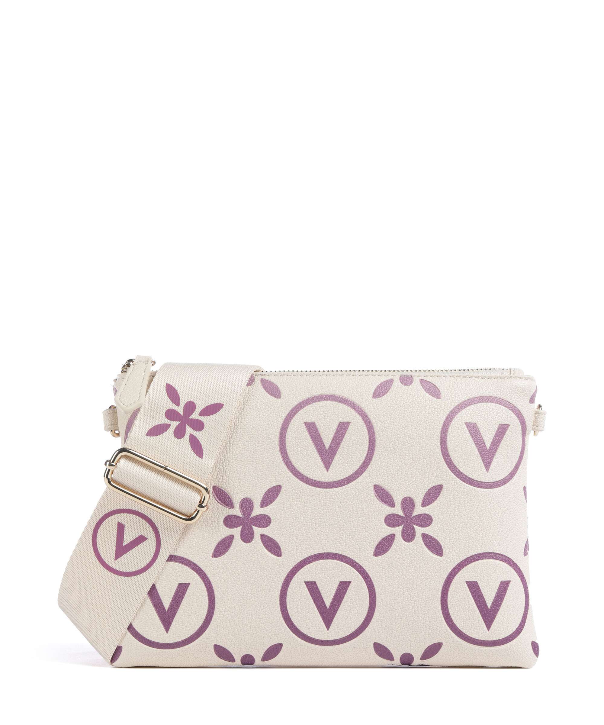 Valentino Bags Samba Re Print Torba przez ramię ecru/rosa