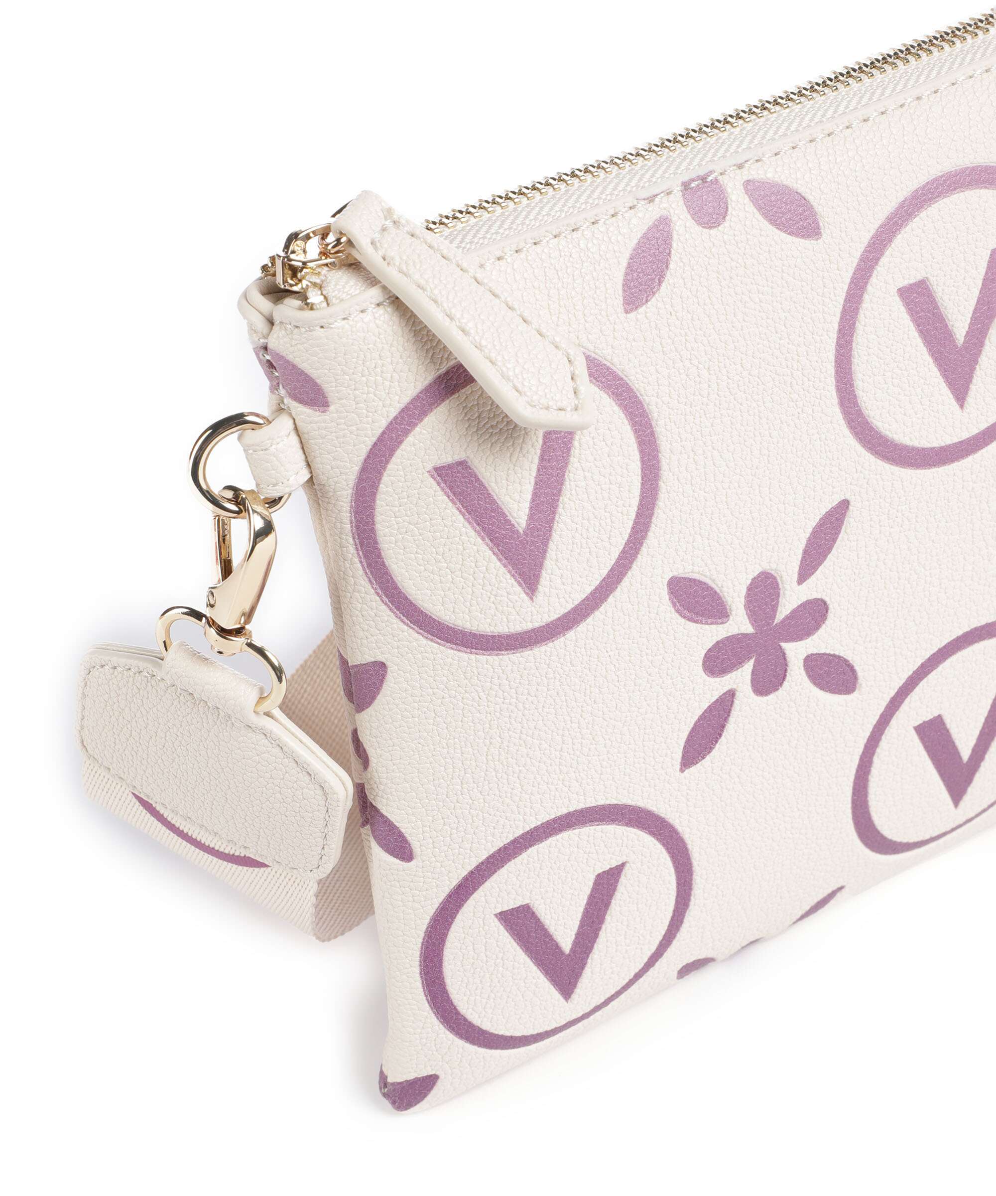 Valentino Bags Samba Re Print Torba przez ramię ecru/rosa - Image 3