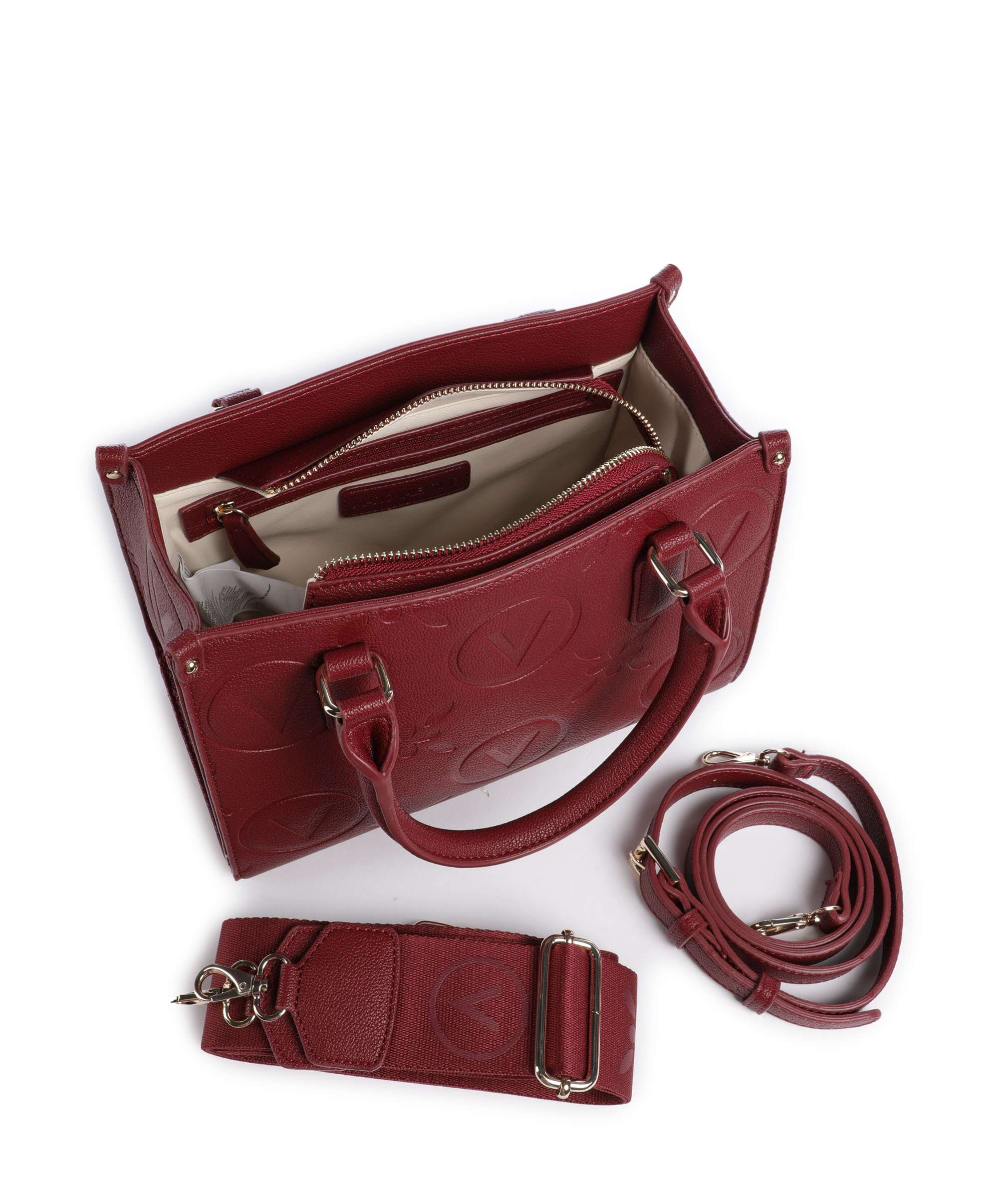 Valentino Bags Samba Re Torebka rosso scuro - Image 5